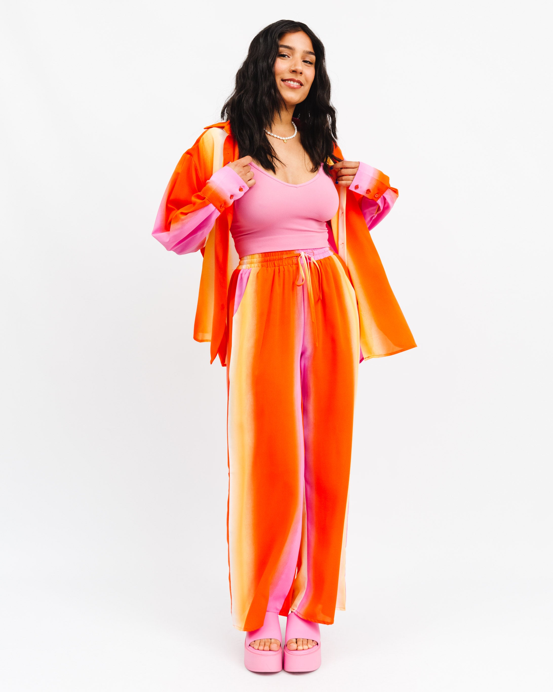 Bluse mit buntem Farbverlauf - Broke + Schön