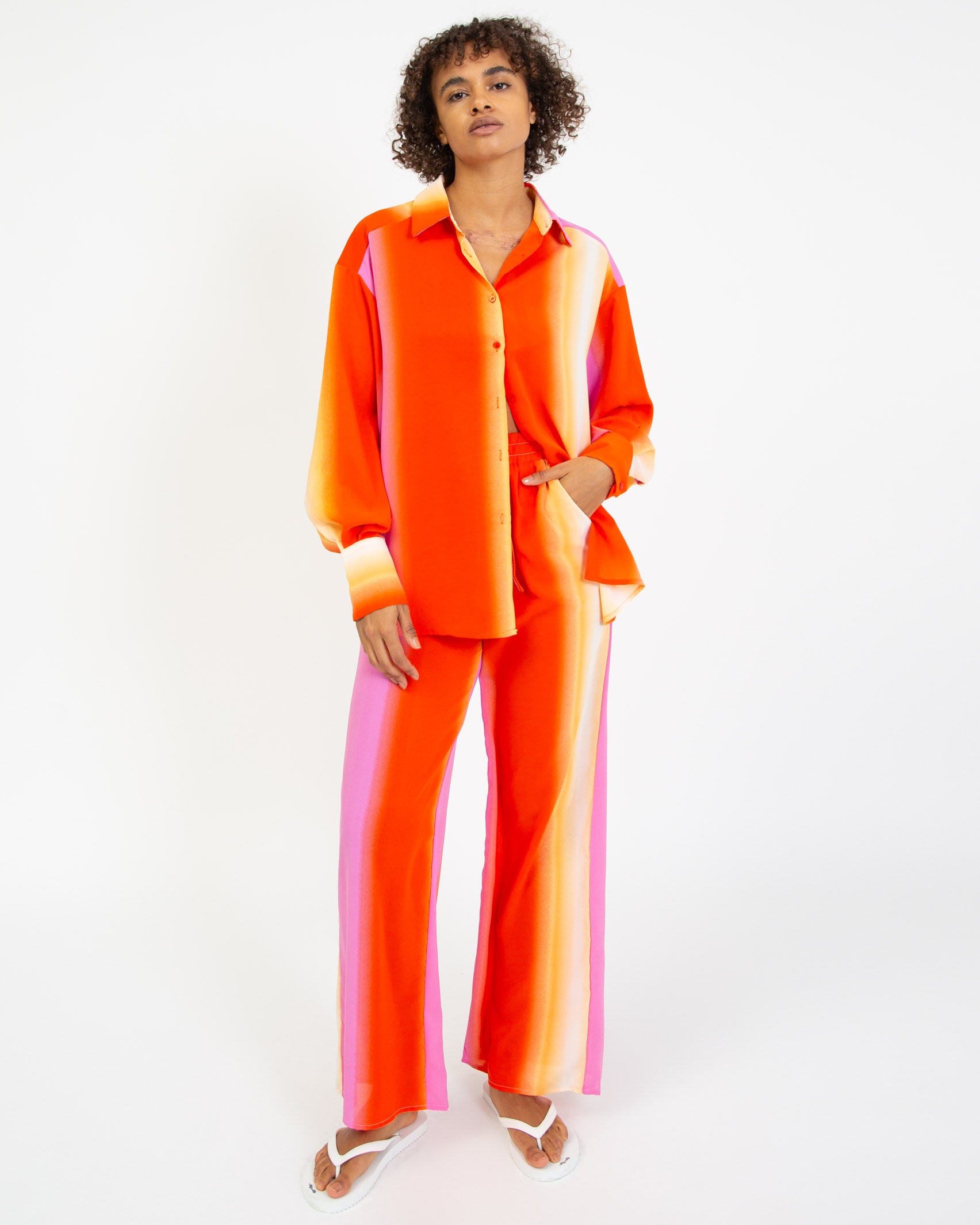 Bluse mit buntem Farbverlauf - Broke + Schön