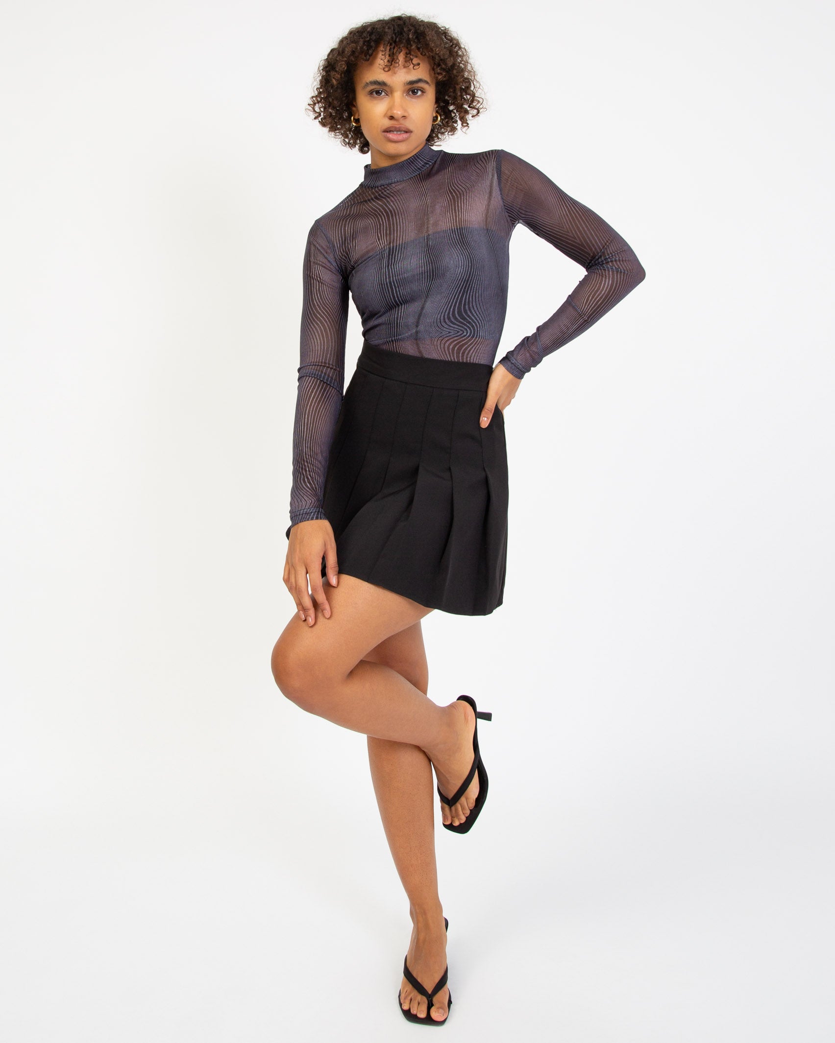 Body mit feinem Swirl Print - Broke + Schön