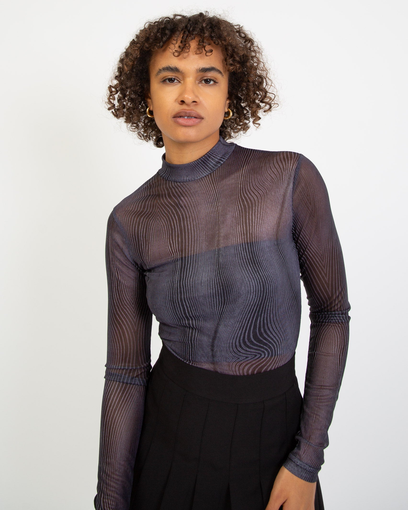 Body mit feinem Swirl Print - Broke + Schön