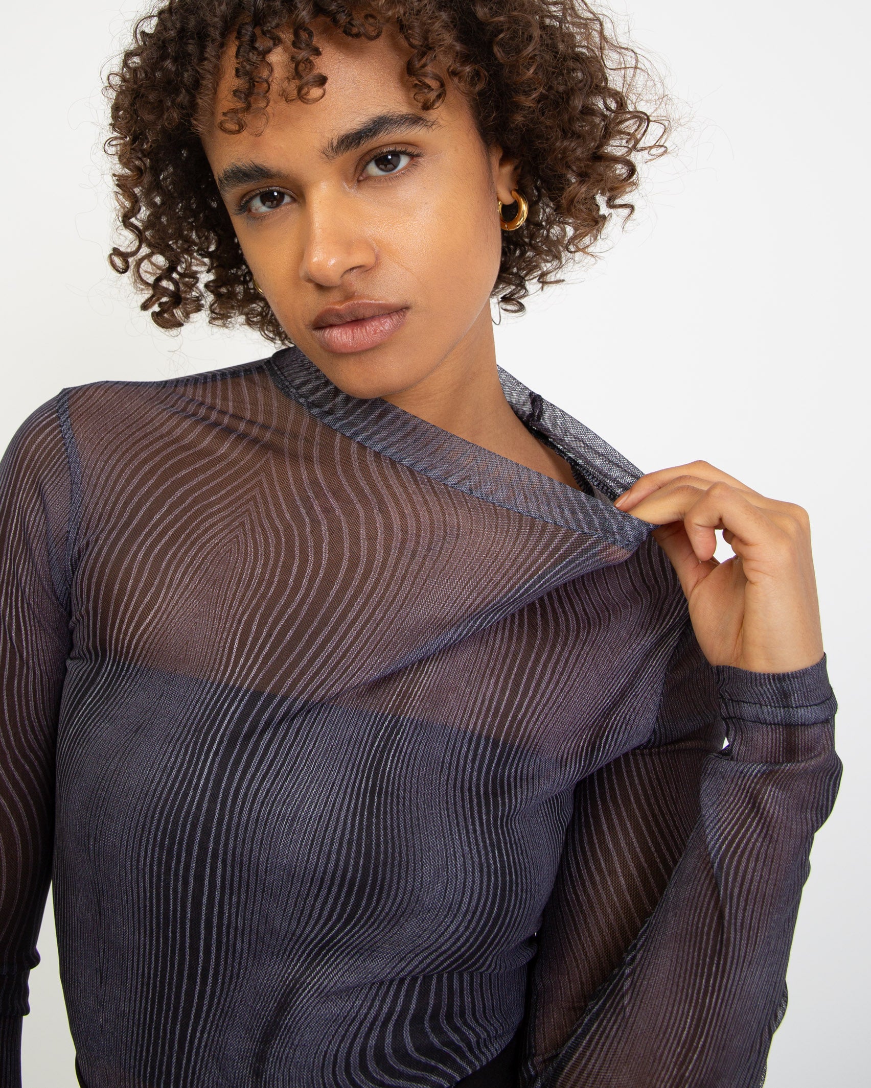 Body mit feinem Swirl Print - Broke + Schön