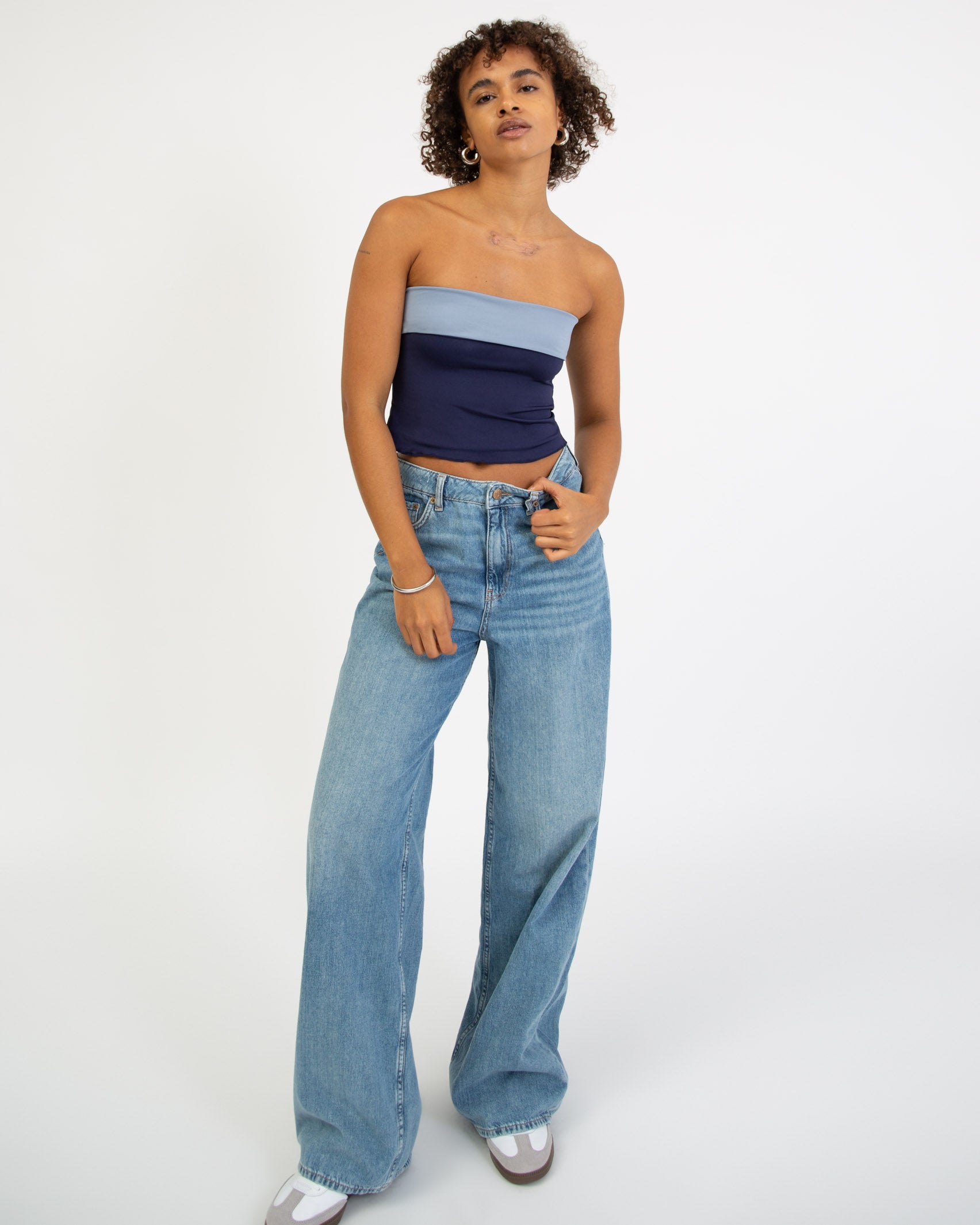 Zweifarbiges Top zum Wenden - Broke + Schön