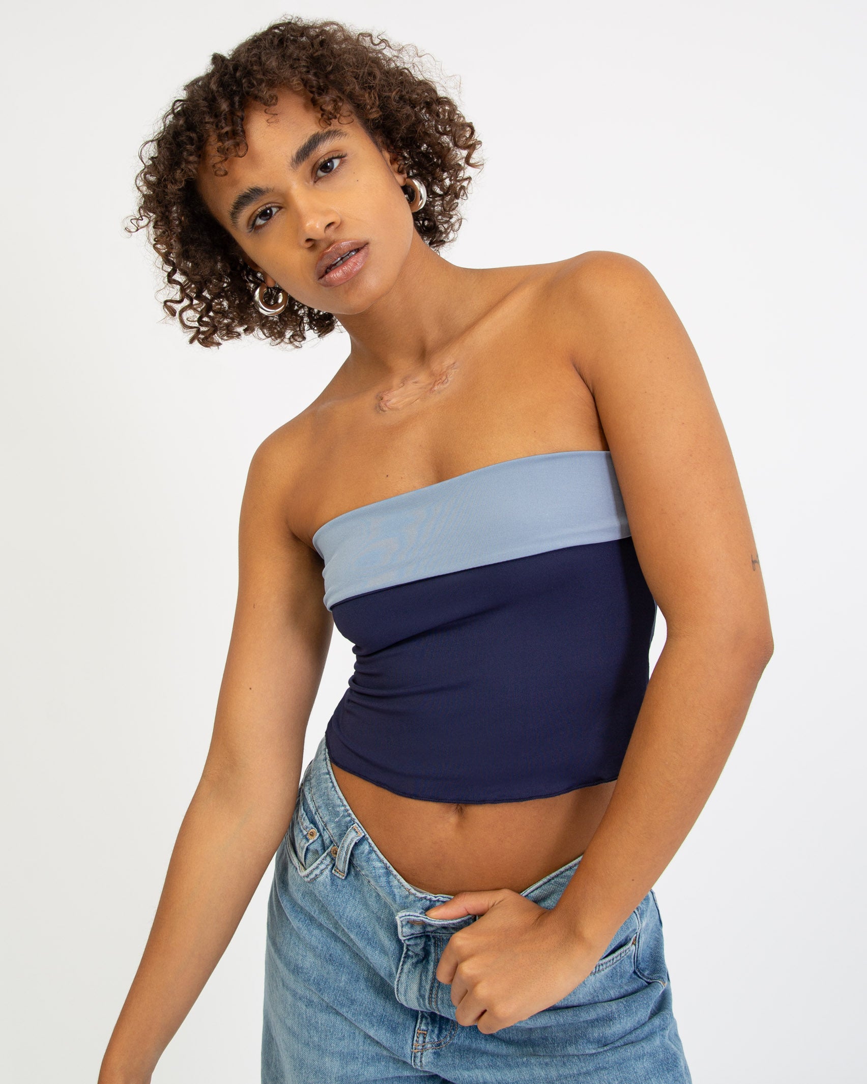 Zweifarbiges Top zum Wenden - Broke + Schön