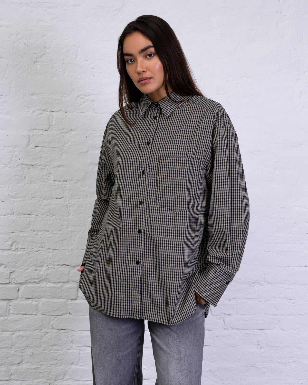 Kariertes Oversize Hemd