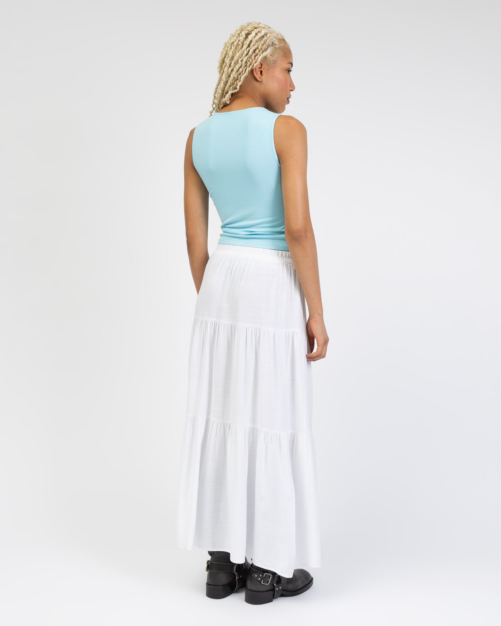 Weiches Top mit U-Boot Ausschnitt