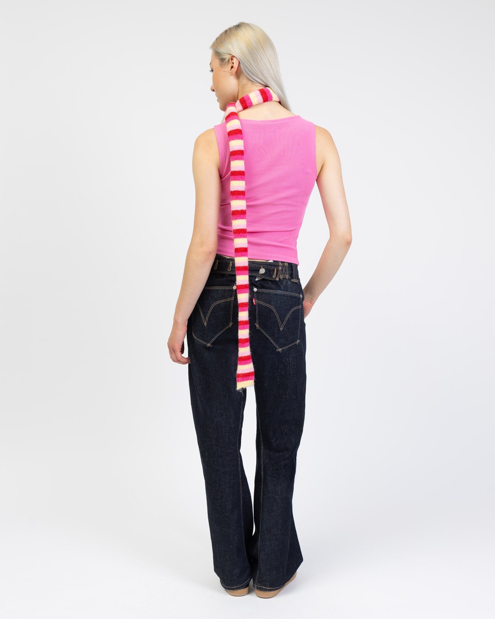 Basic Top mit U-Boot Ausschnitt