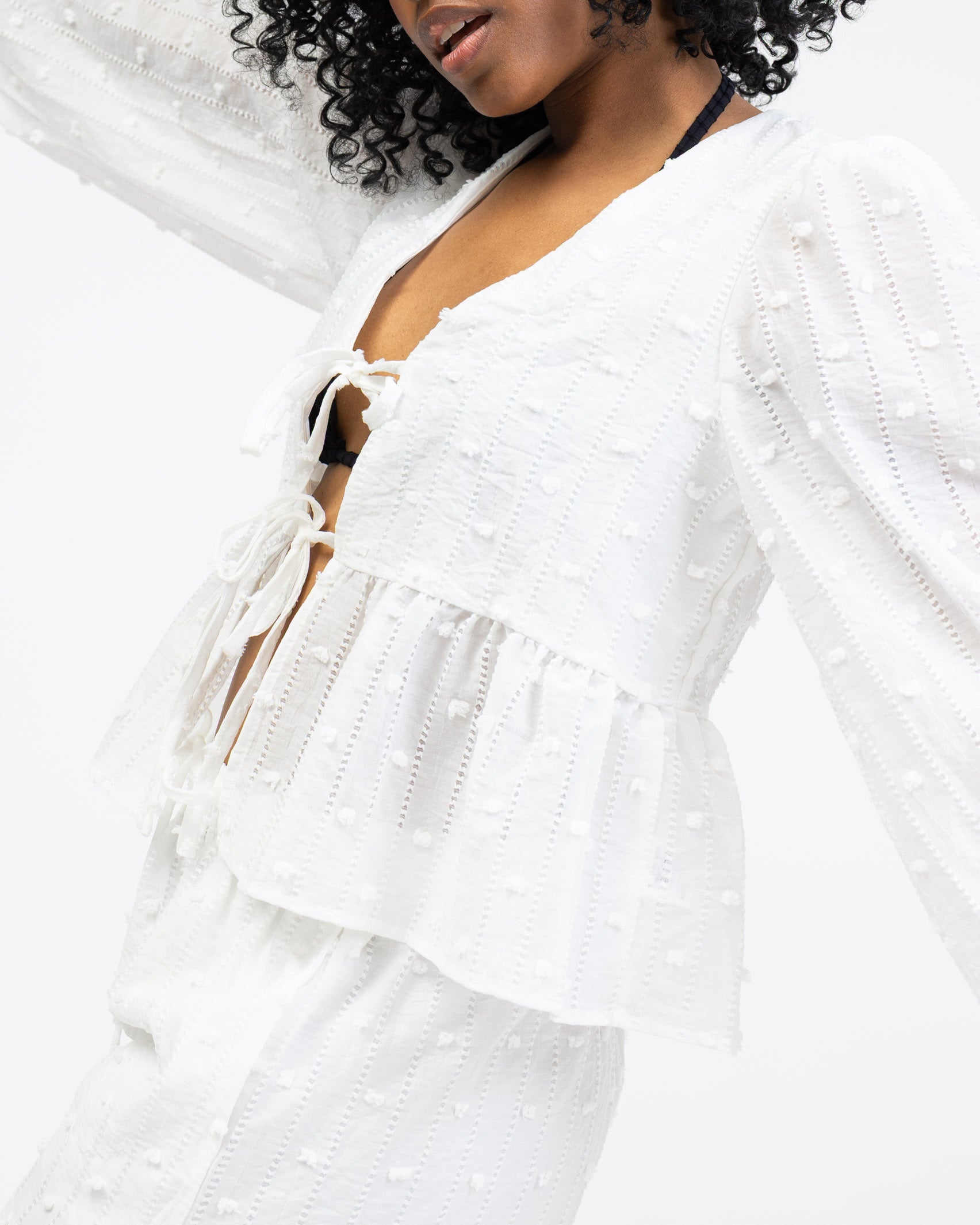 Bluse mit Stickereien