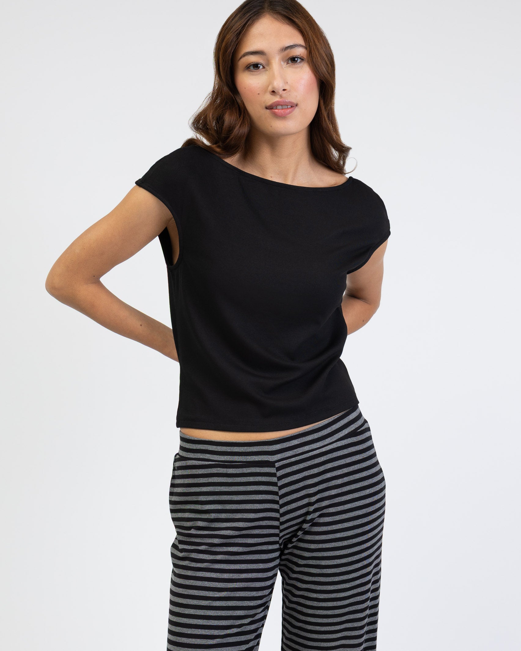 Rückenfreies T-Shirt