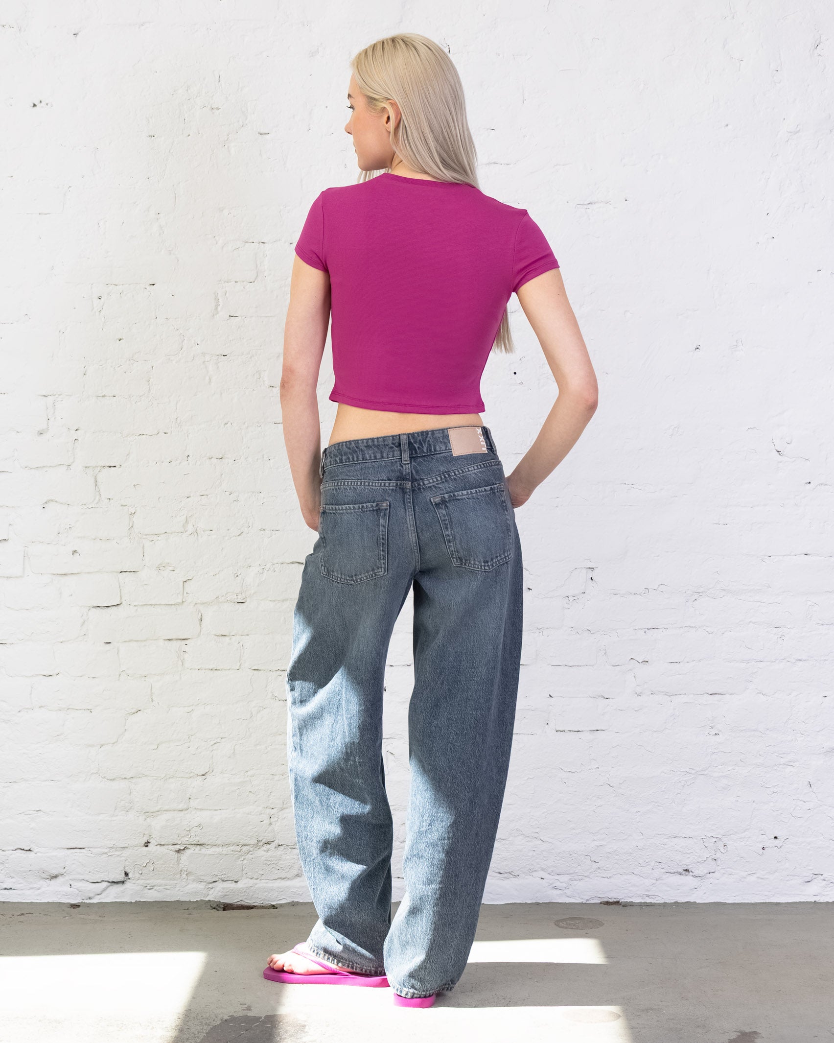 Weiches Crop T-Shirt