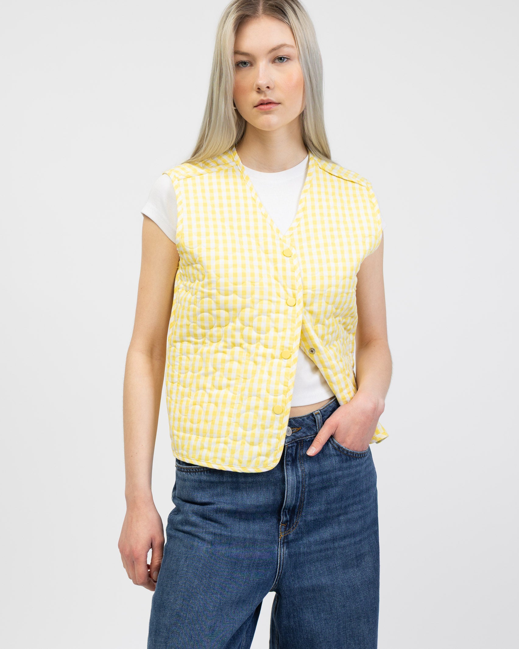 Wendeweste mit Blumenmuster