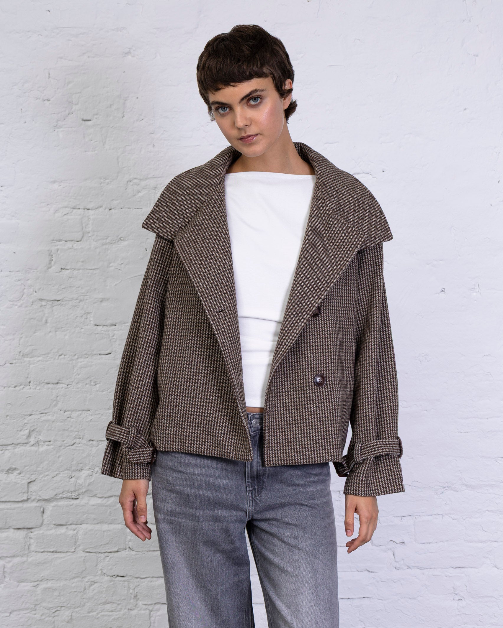 Kurzer Trenchcoat