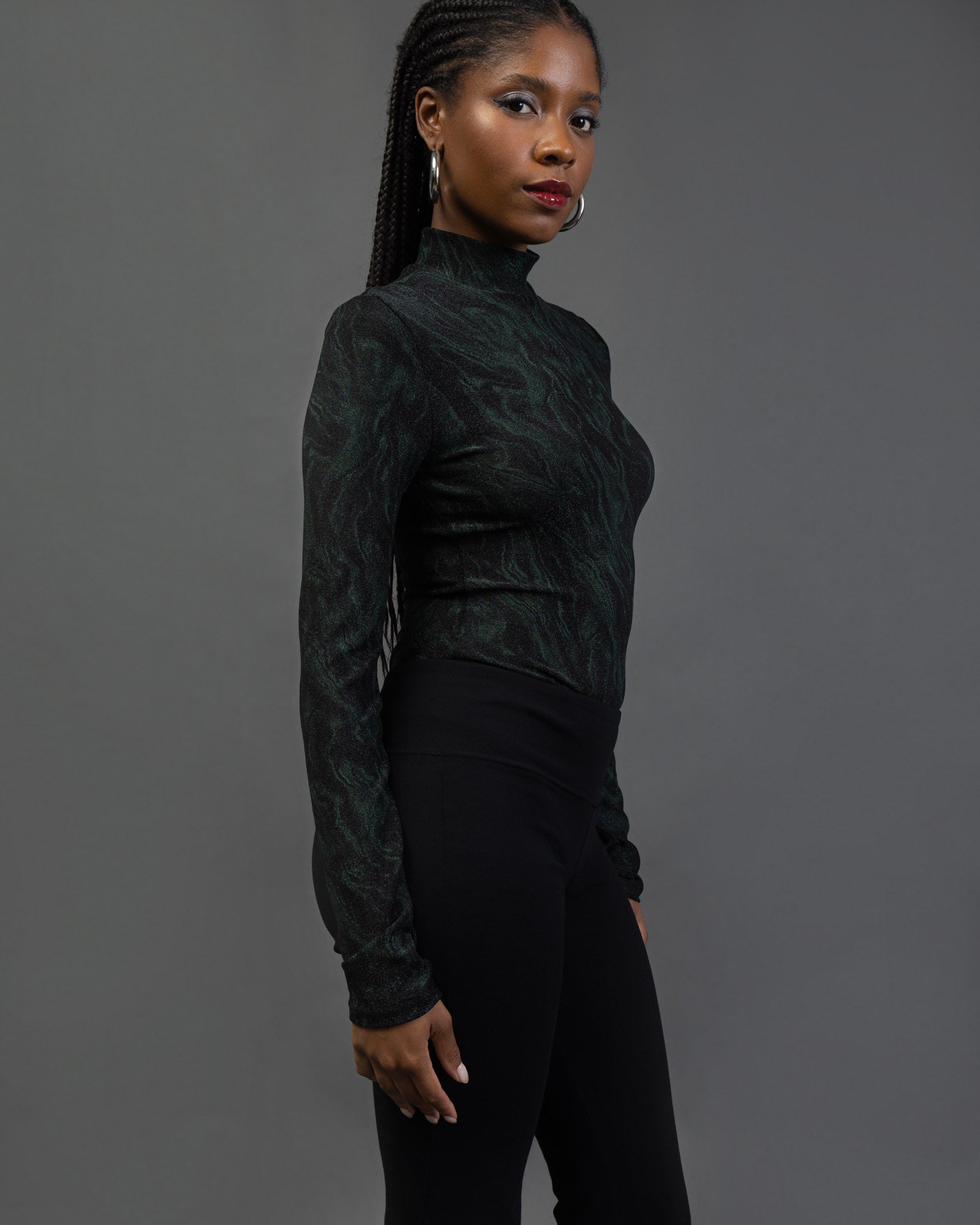 Body mit glitzerndem Marmormuster