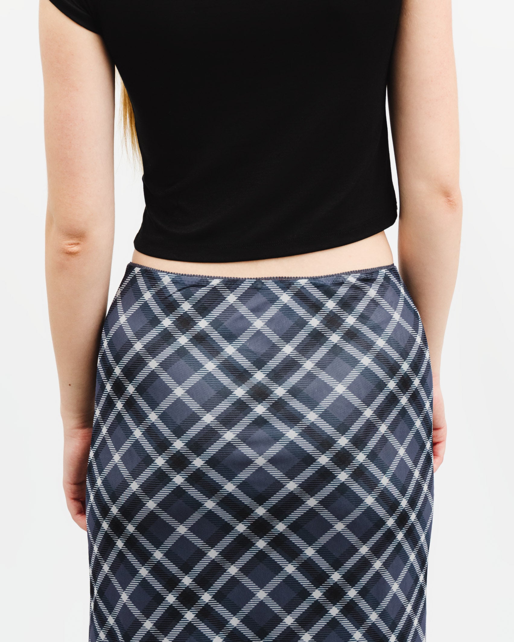 Karierter Midi Rock - Broke + Schön