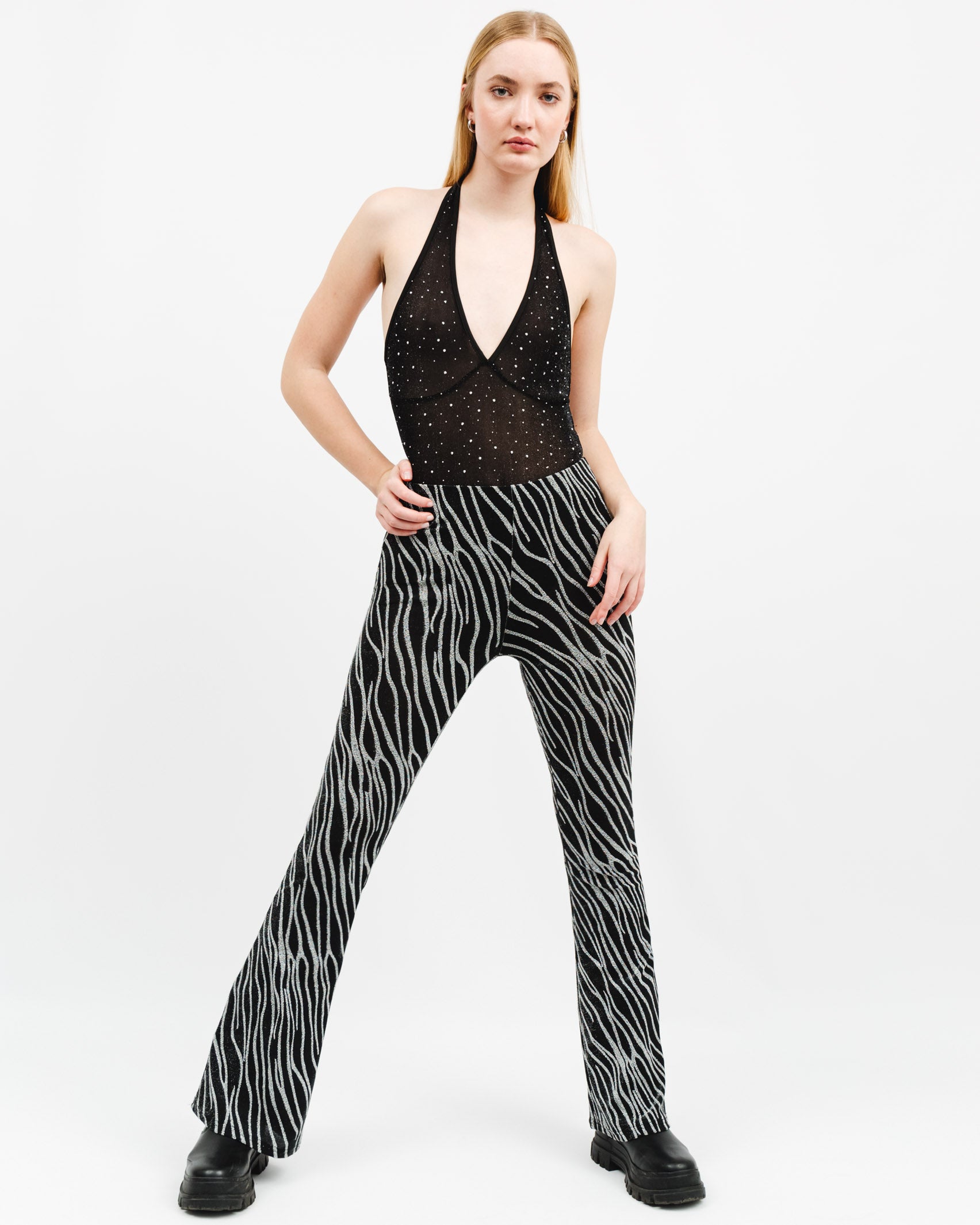 Neckholder Body mit Strass - Broke + Schön