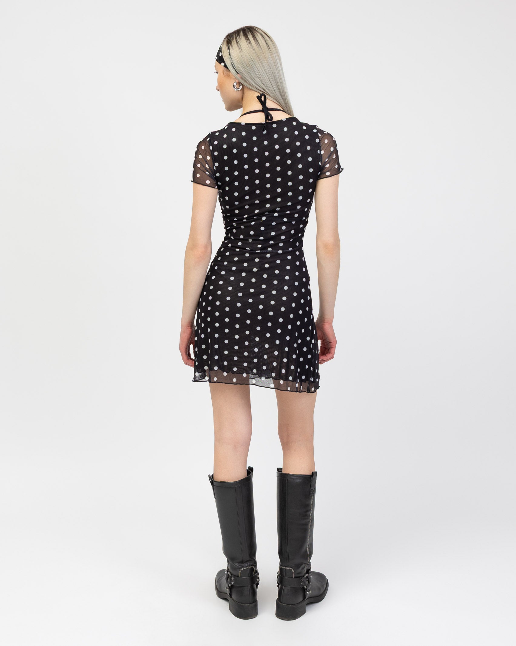 Minikleid mit Polkadots