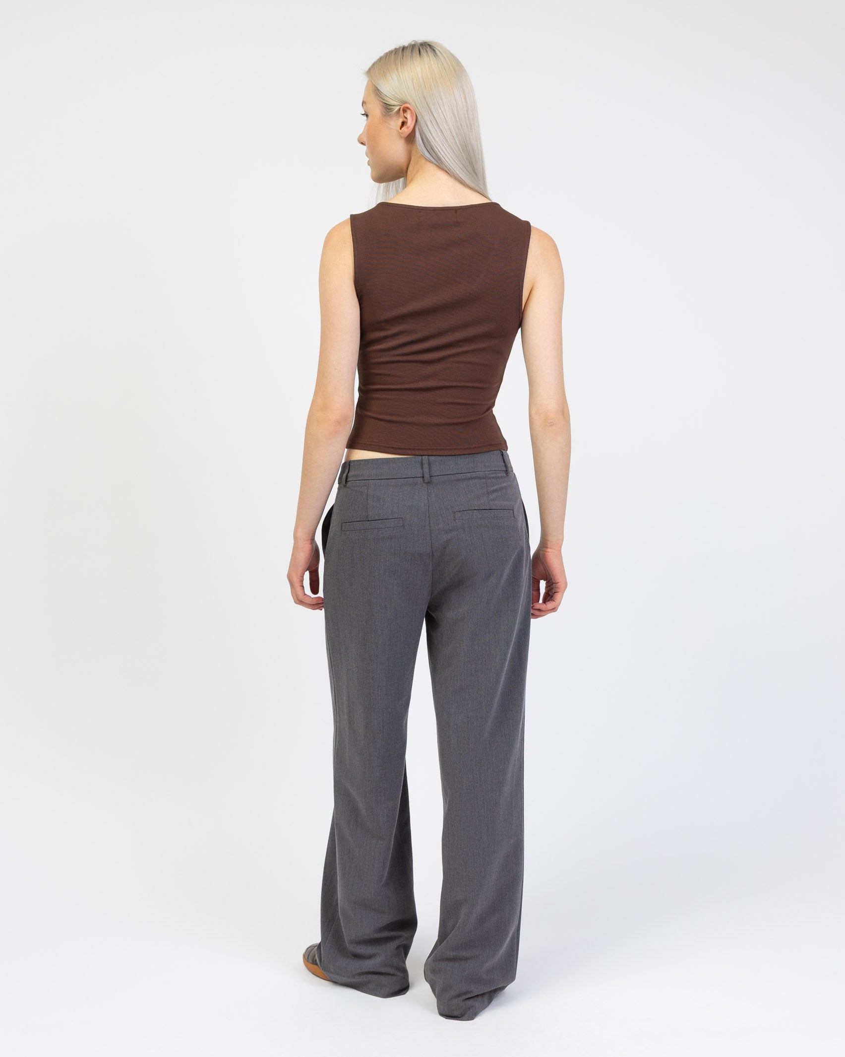 Basic Top mit V-Ausschnitt