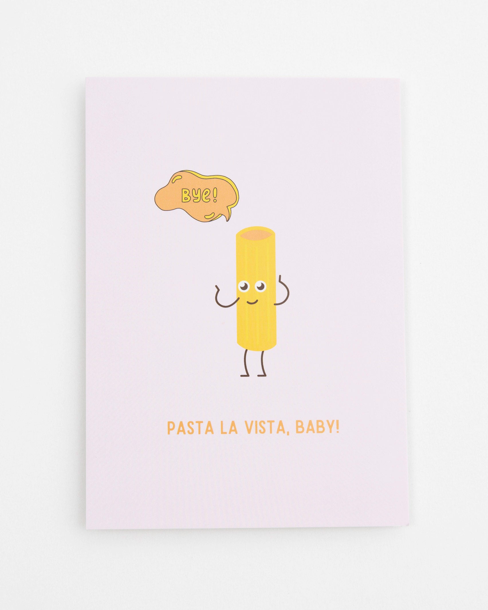 Postkarte Pasta la Vista, Baby