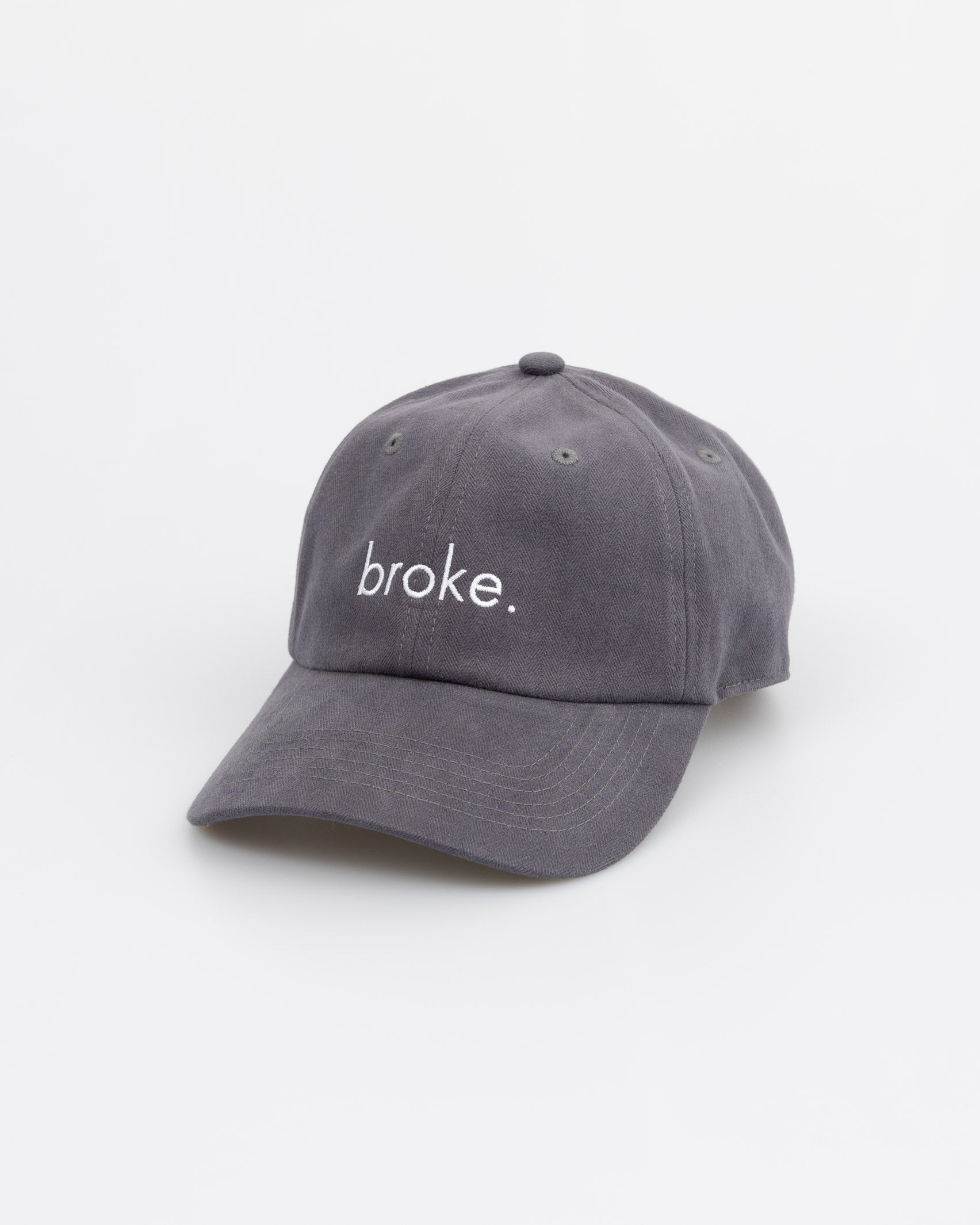 Cap mit "Broke" Print