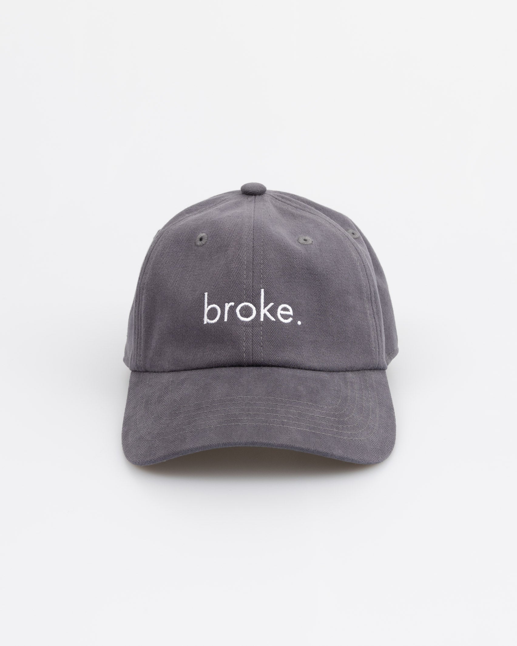 Cap mit "Broke" Print