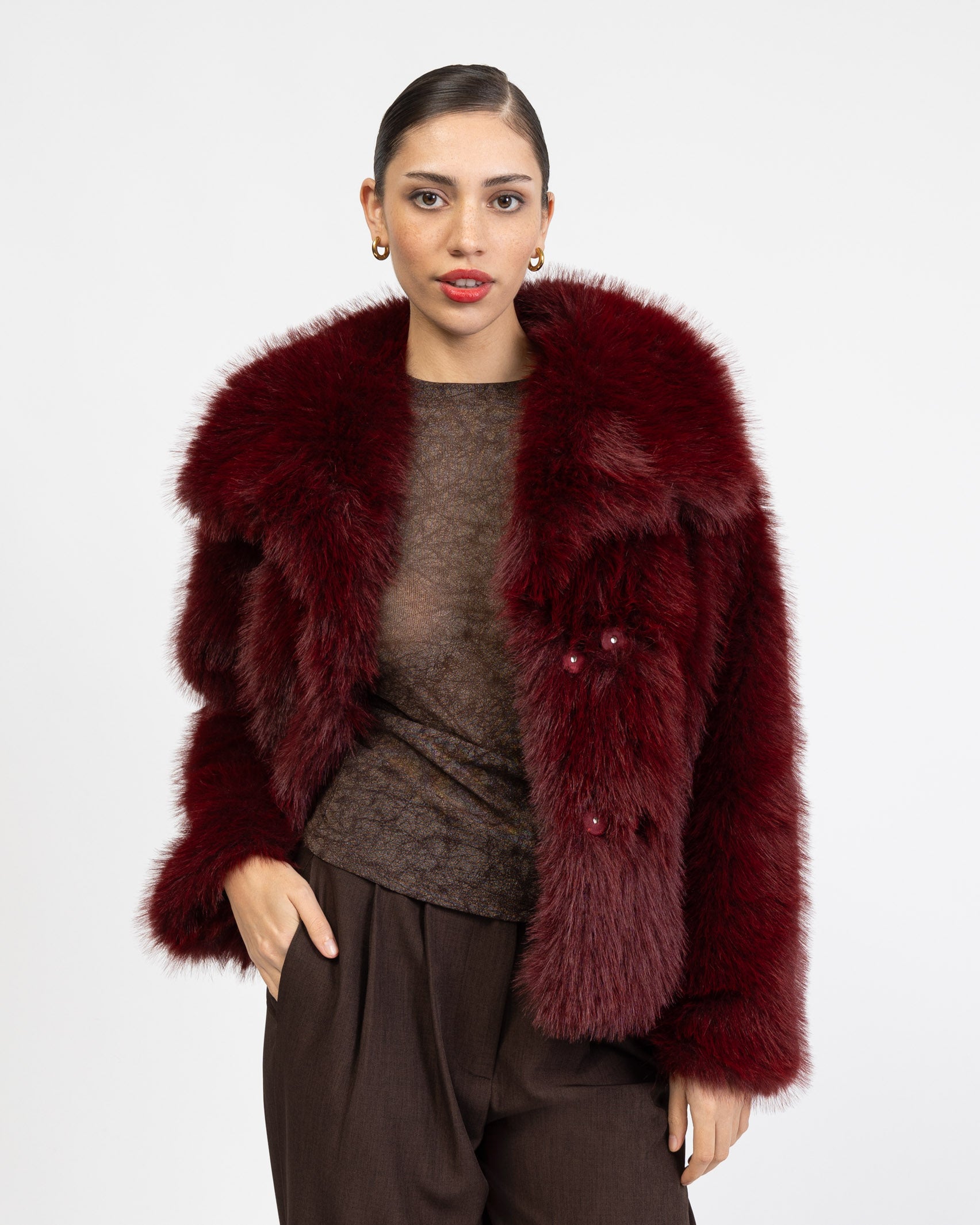 新品【LEINWANDE】Faux Fur Jacket 最安値 LEINWANDE Mama's Faux-fur Jacket Mama's Faux-fur