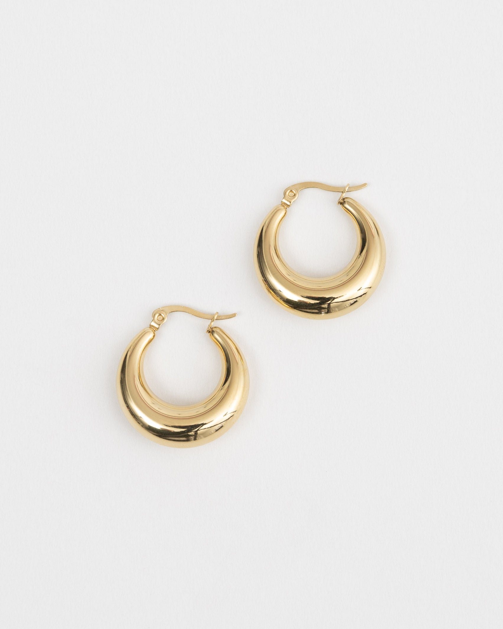 Dicke Sichel Creolen