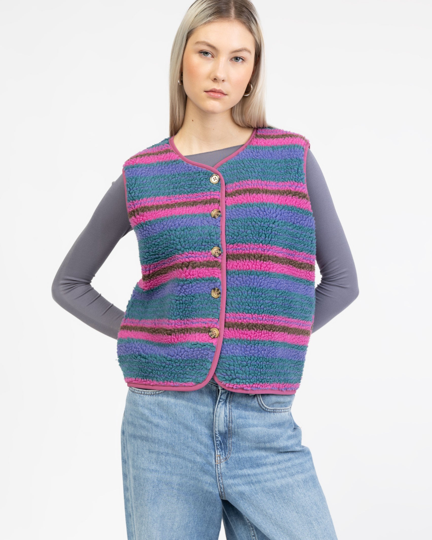 Teddy Weste im Vintage Look