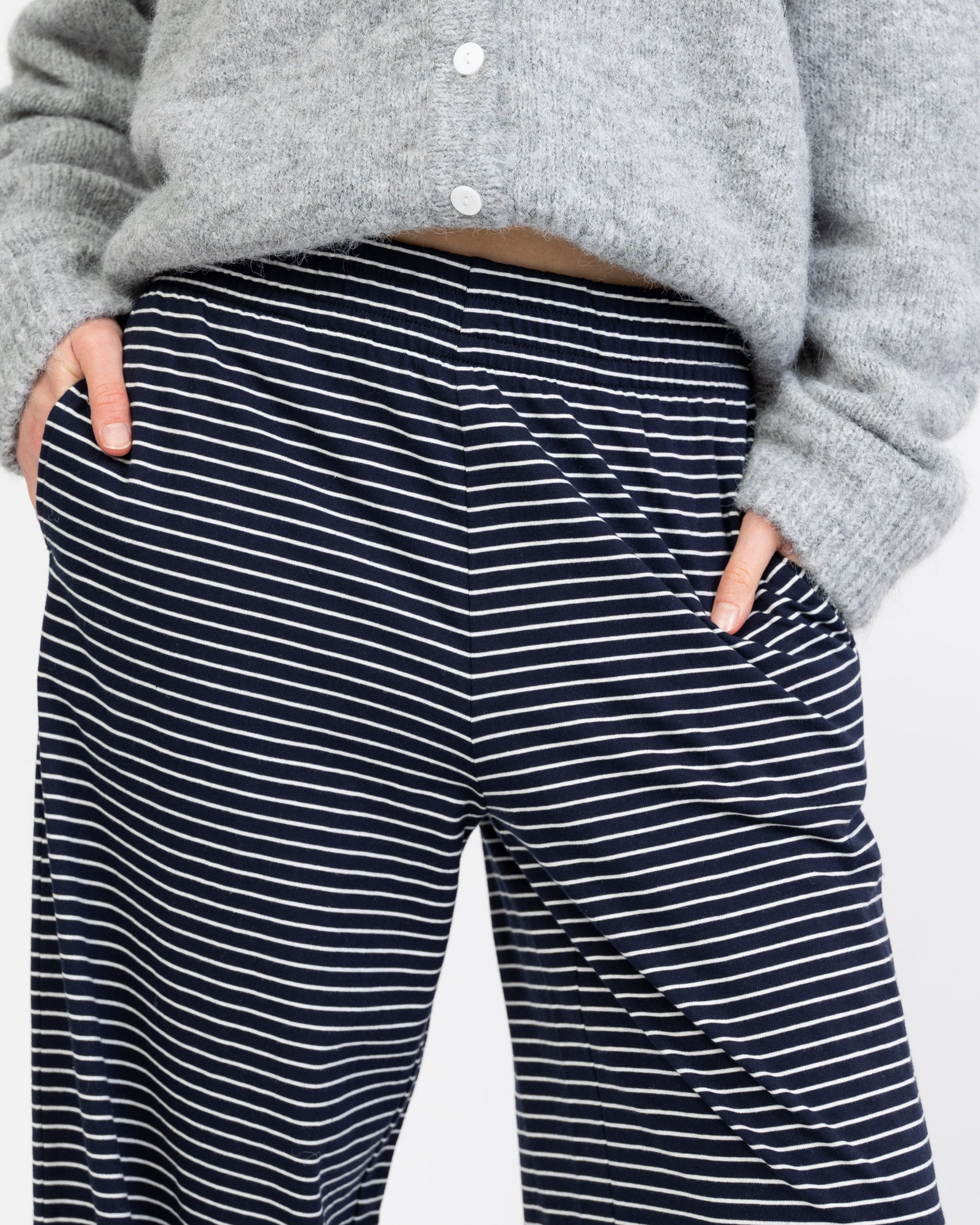 Gestreifte lockere Hose