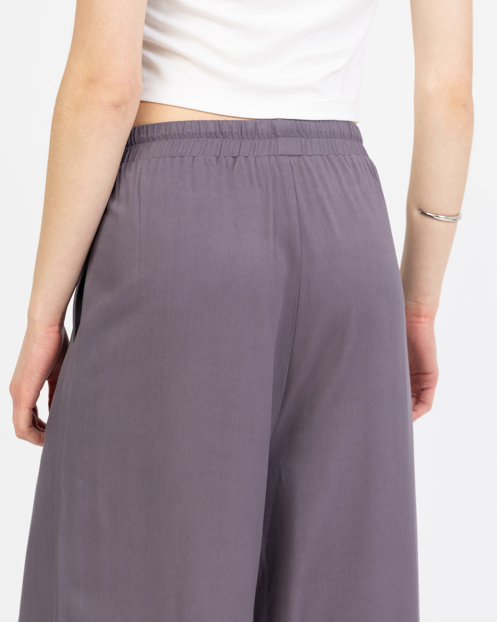 High-Waist Stoffhose