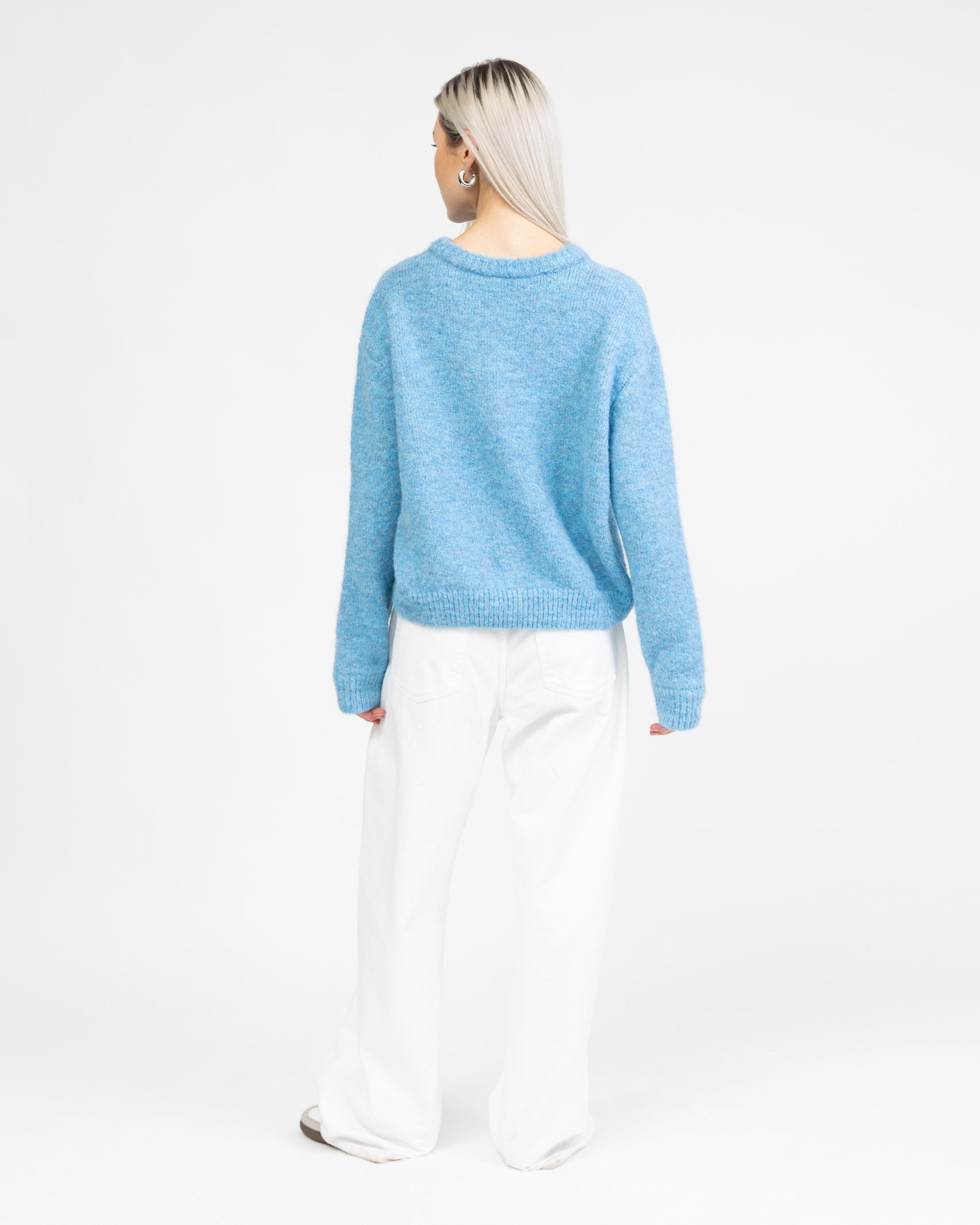 Weiche lockere Strickjacke