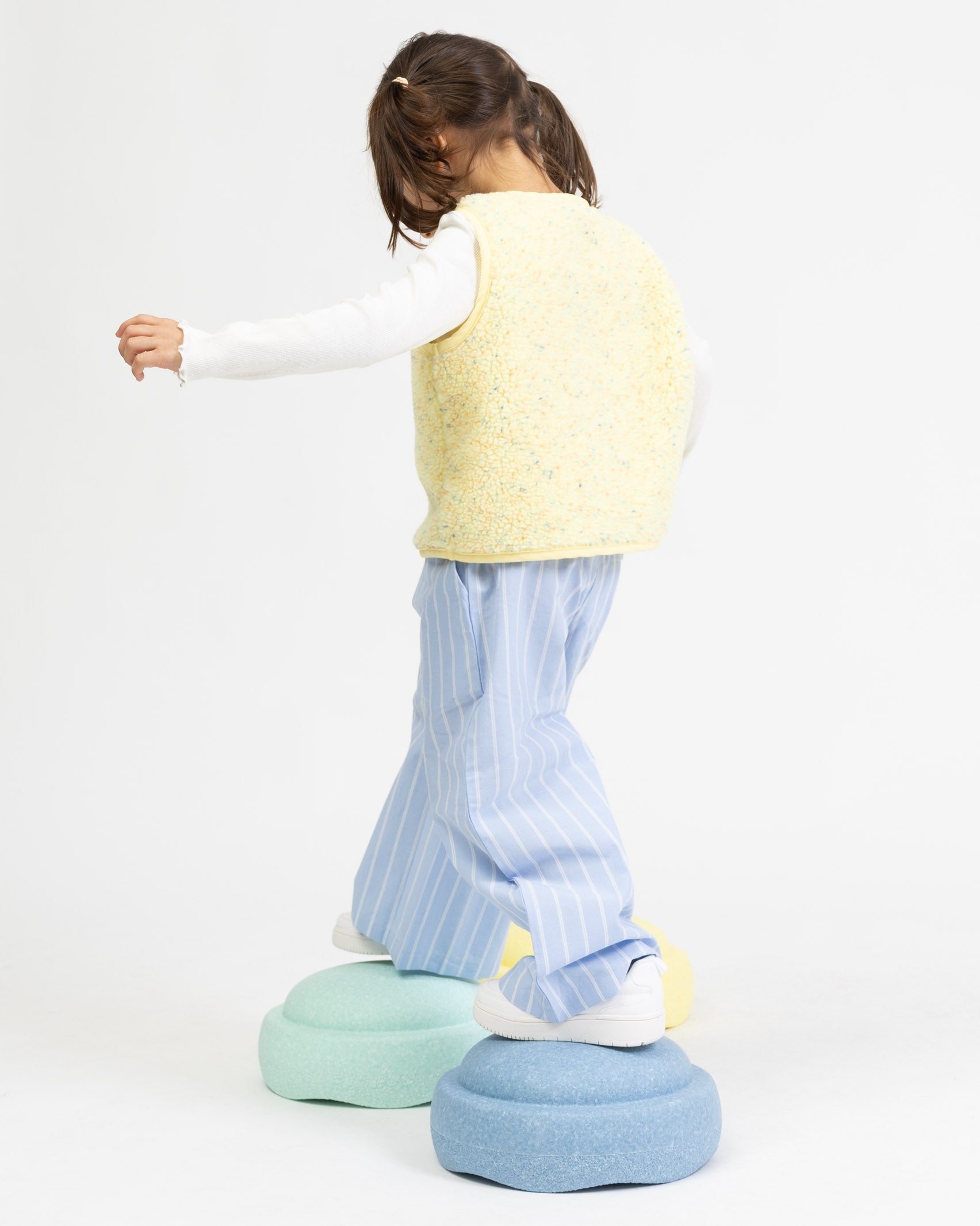 Teddy Kinderweste mit Konfettiprint