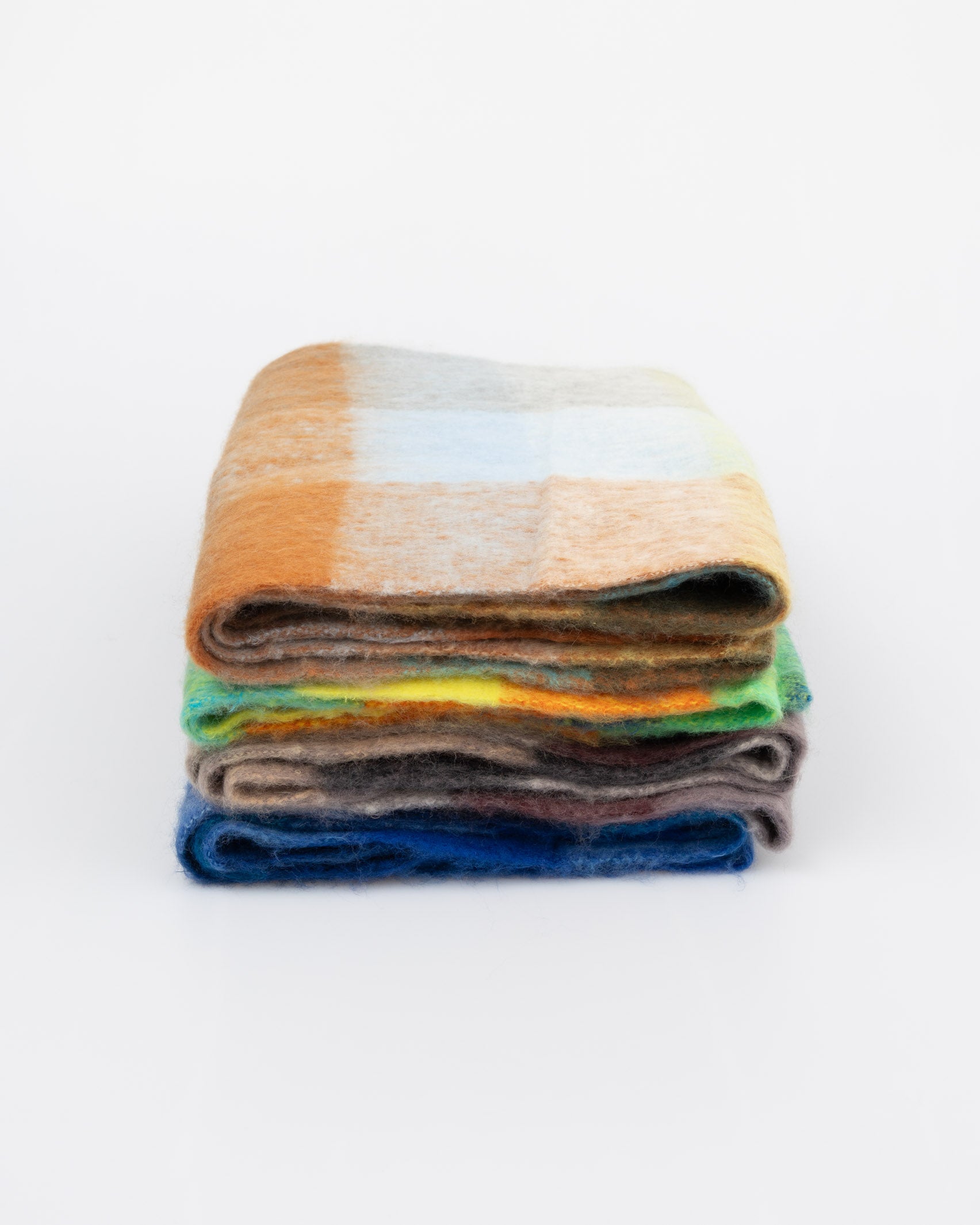 Breiter Schal mit Karomuster