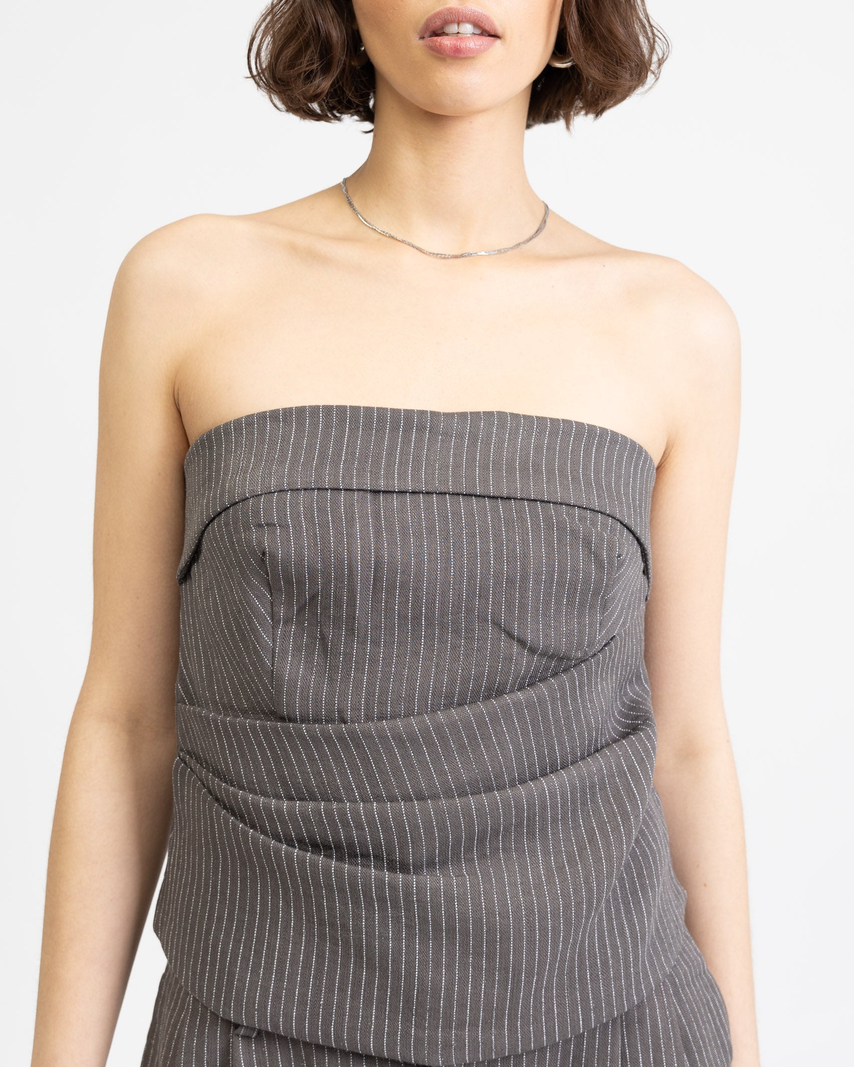 Gestreiftes Bandeautop