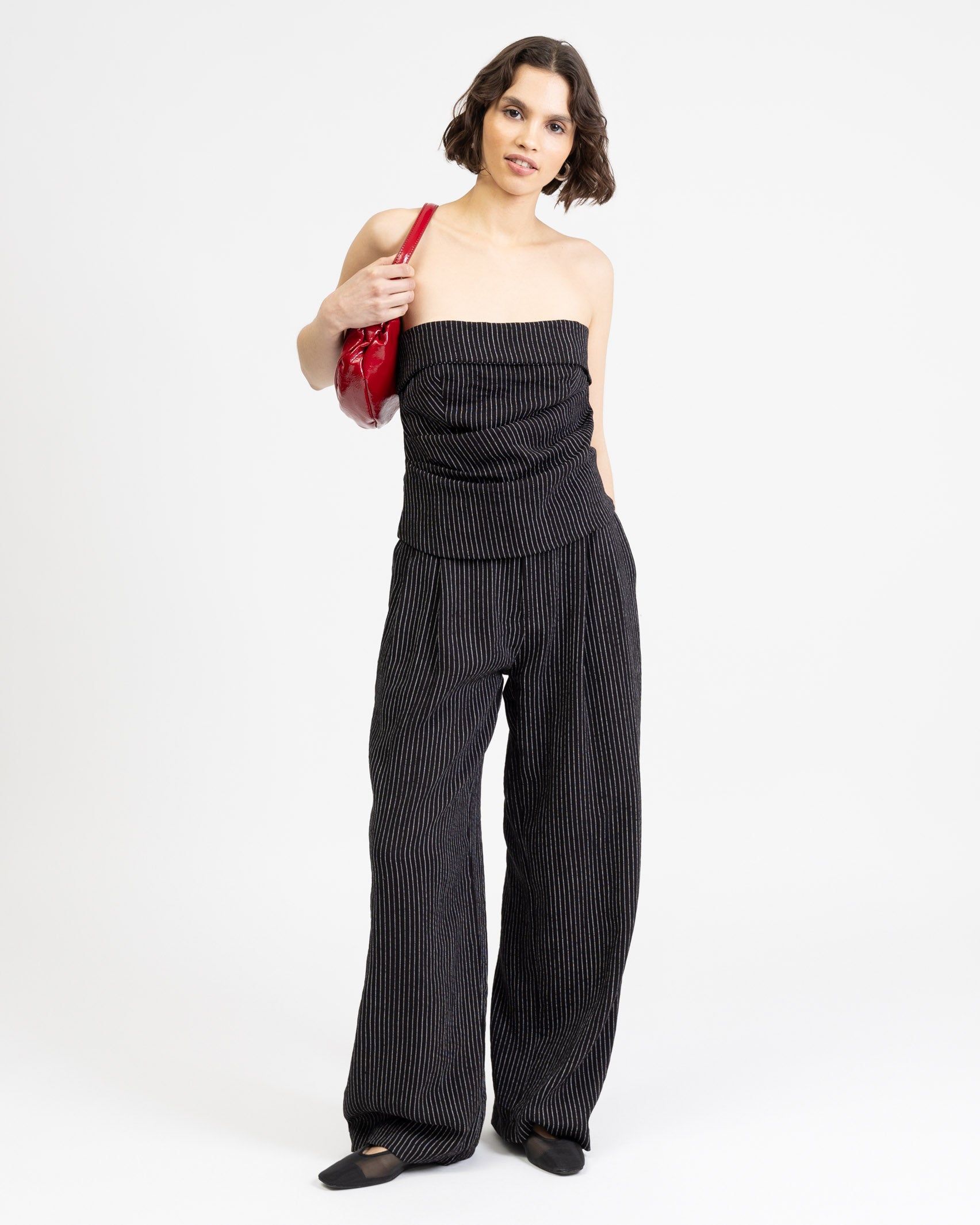 Gestreiftes Bandeautop