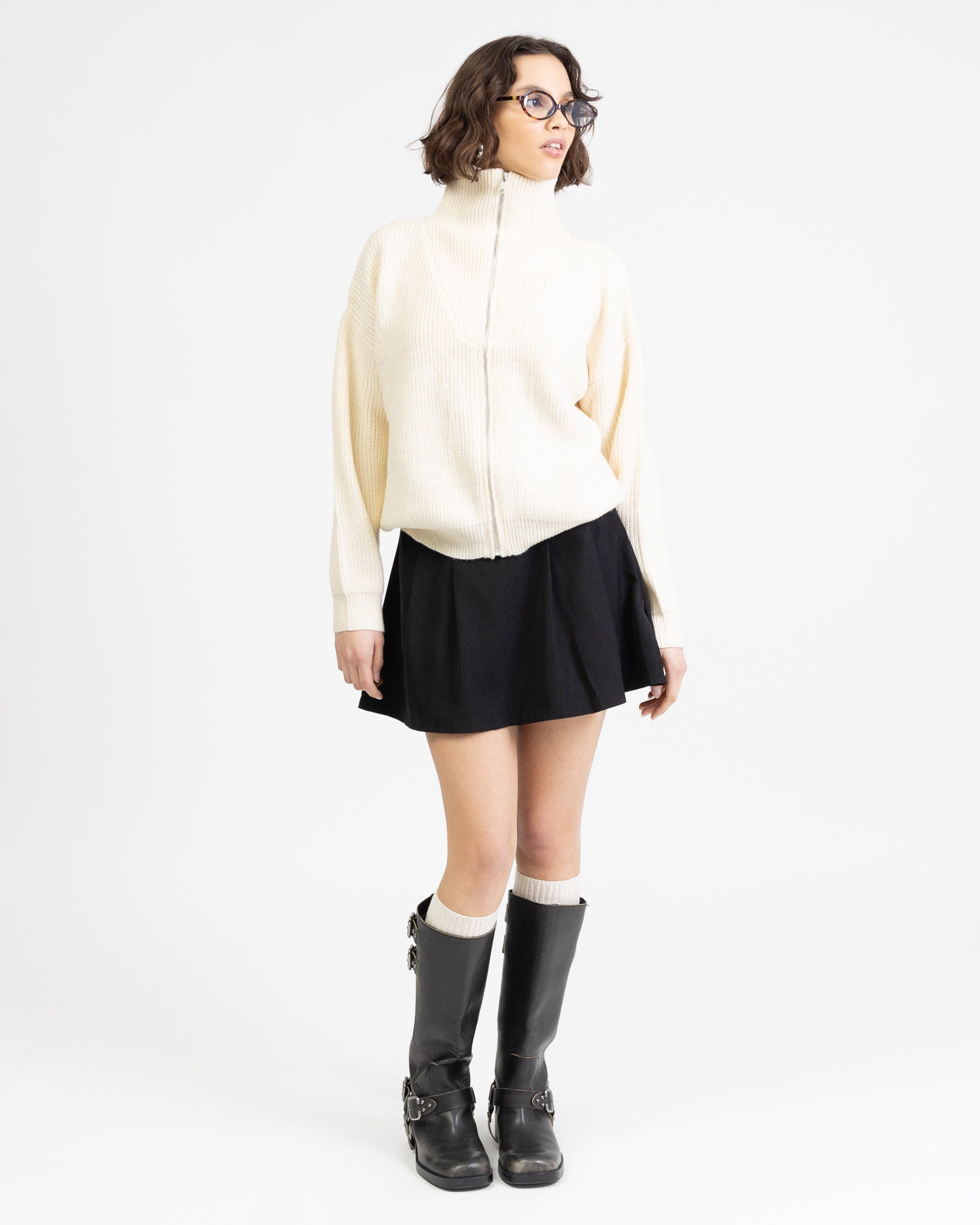 Faltenrock in Mini-Länge