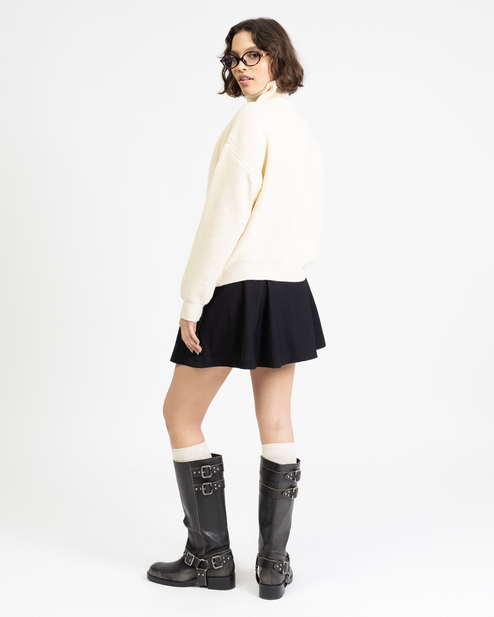 Faltenrock in Mini-Länge