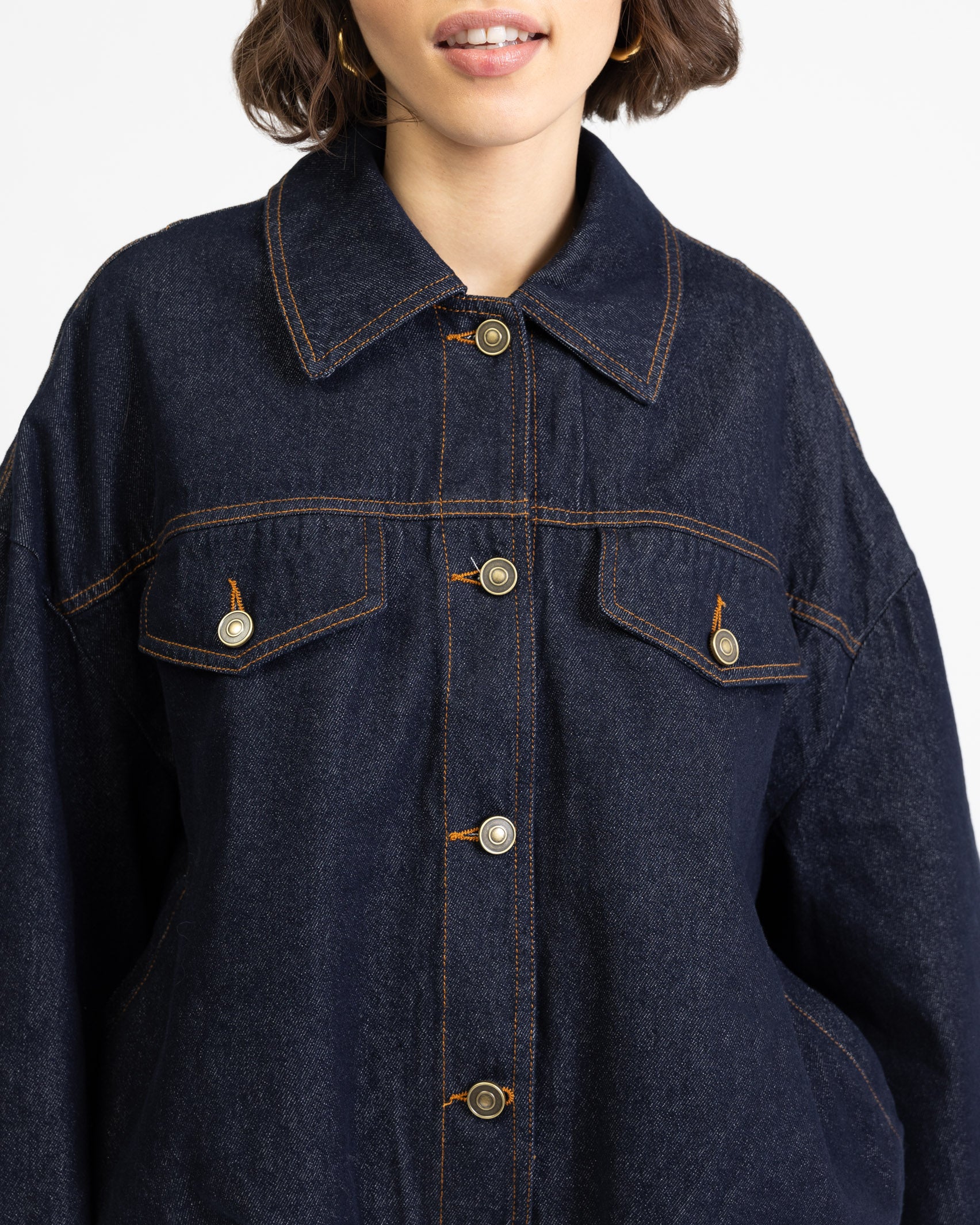 Oversized Jeansjacke