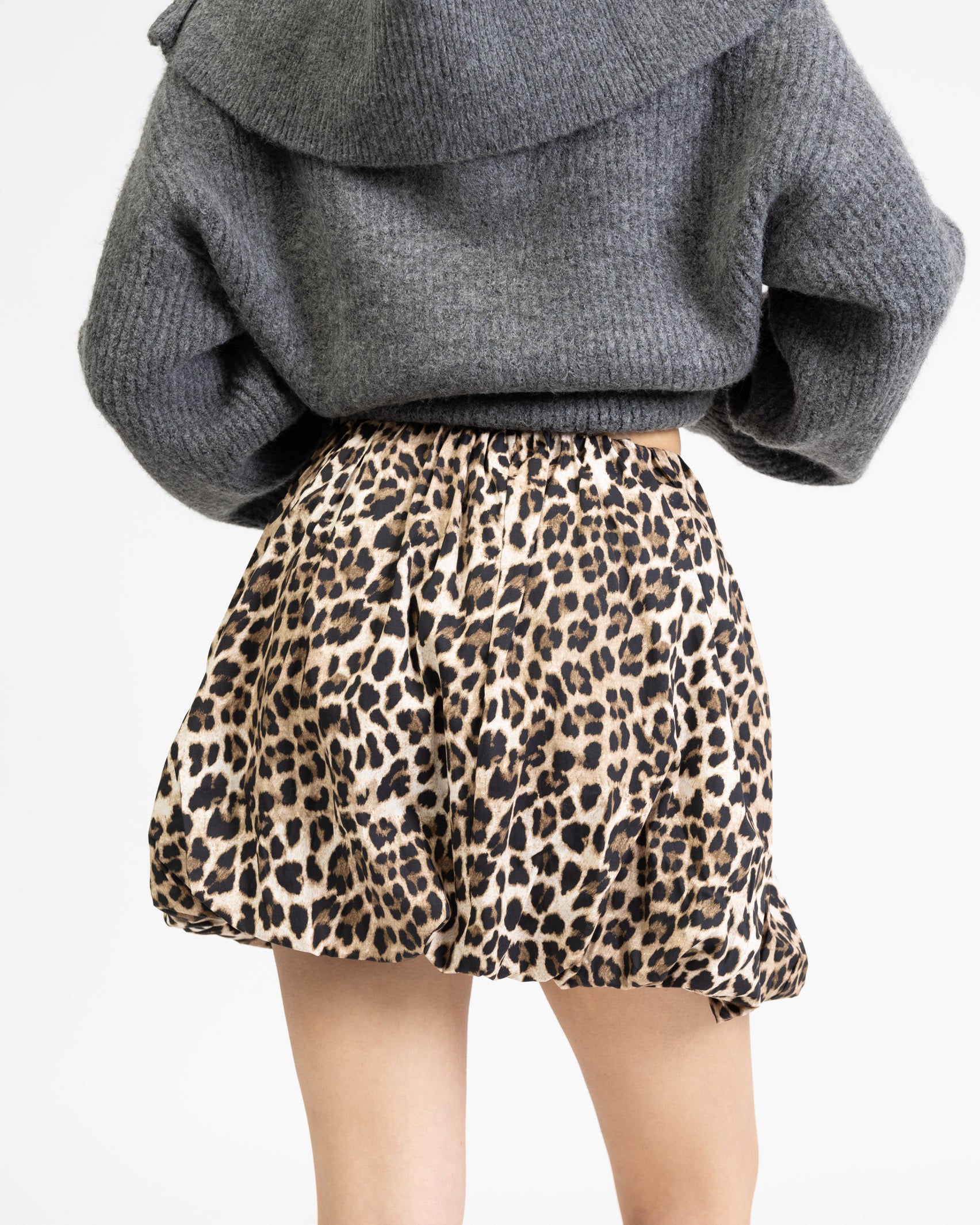 Ballonrock mit Leoprint