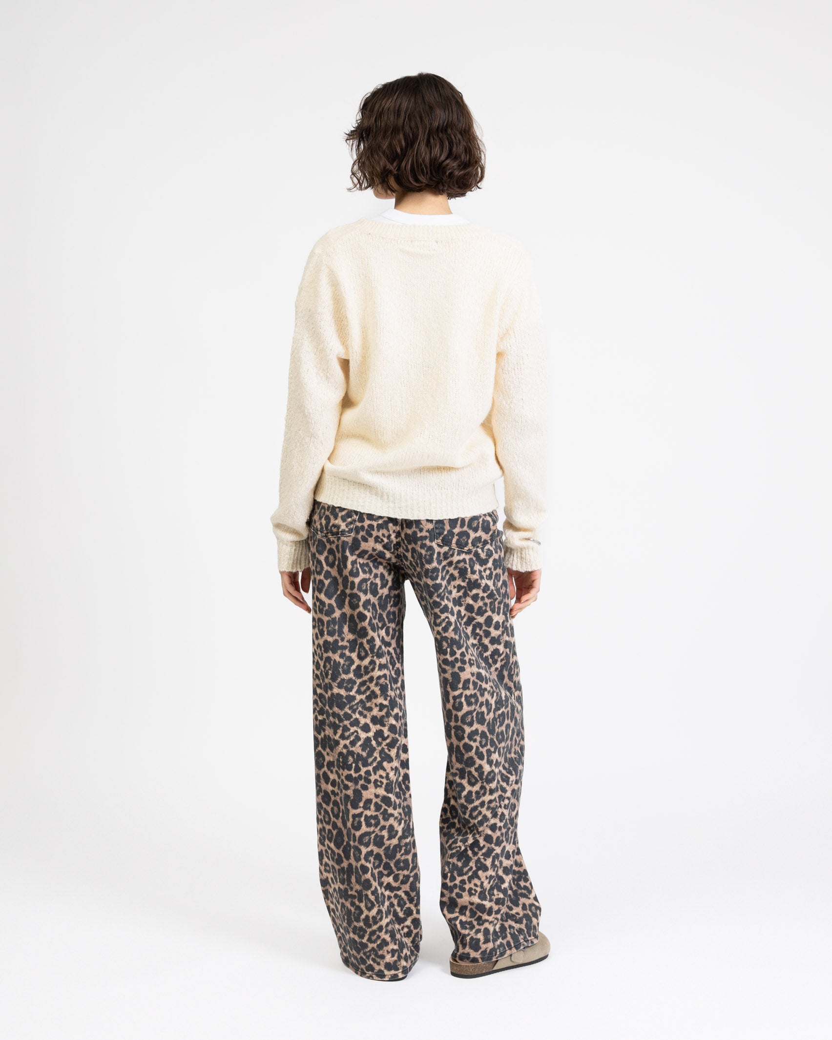 Weiche Strickjacke mit Wollanteil