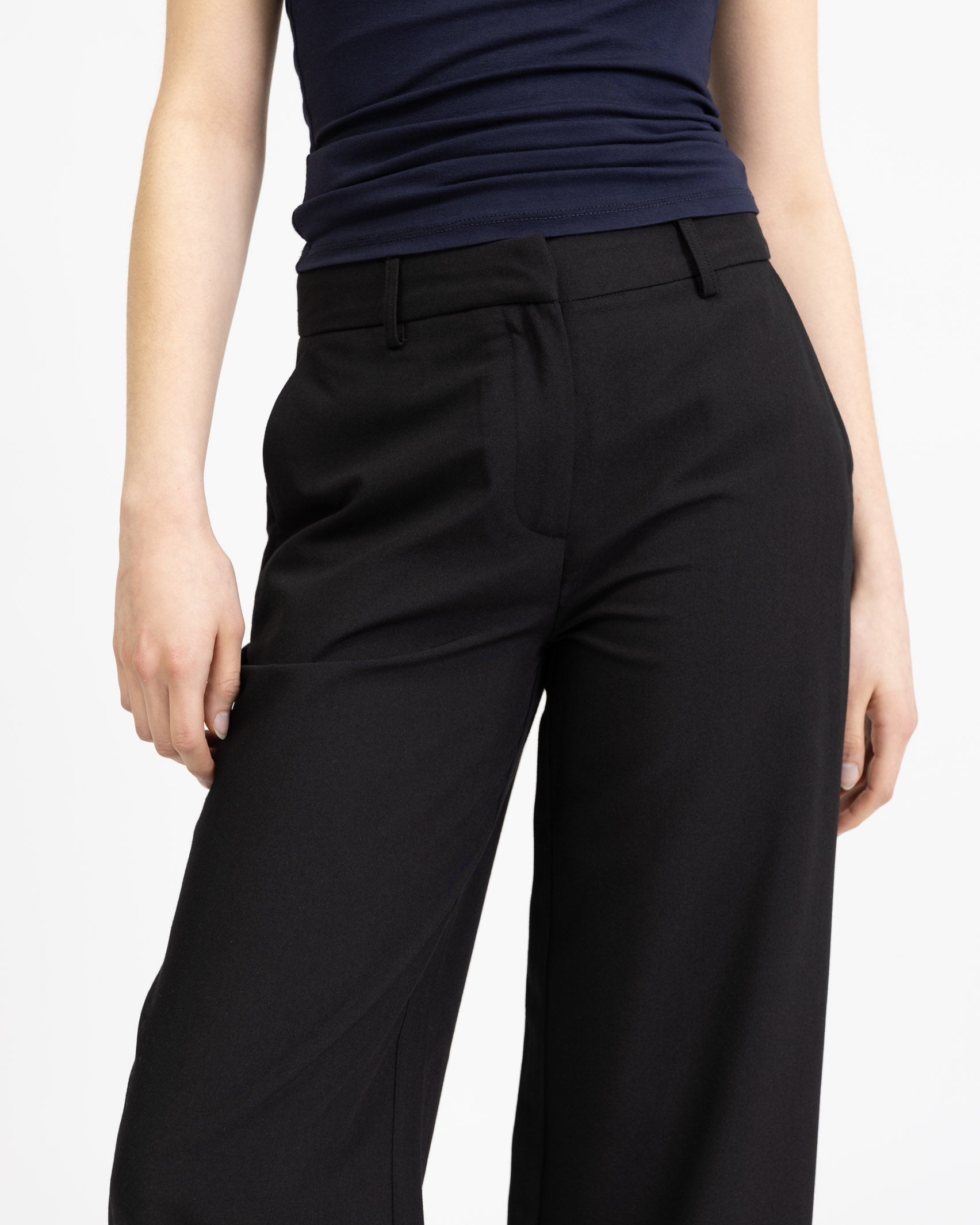 Anzughose mit geradem Bein