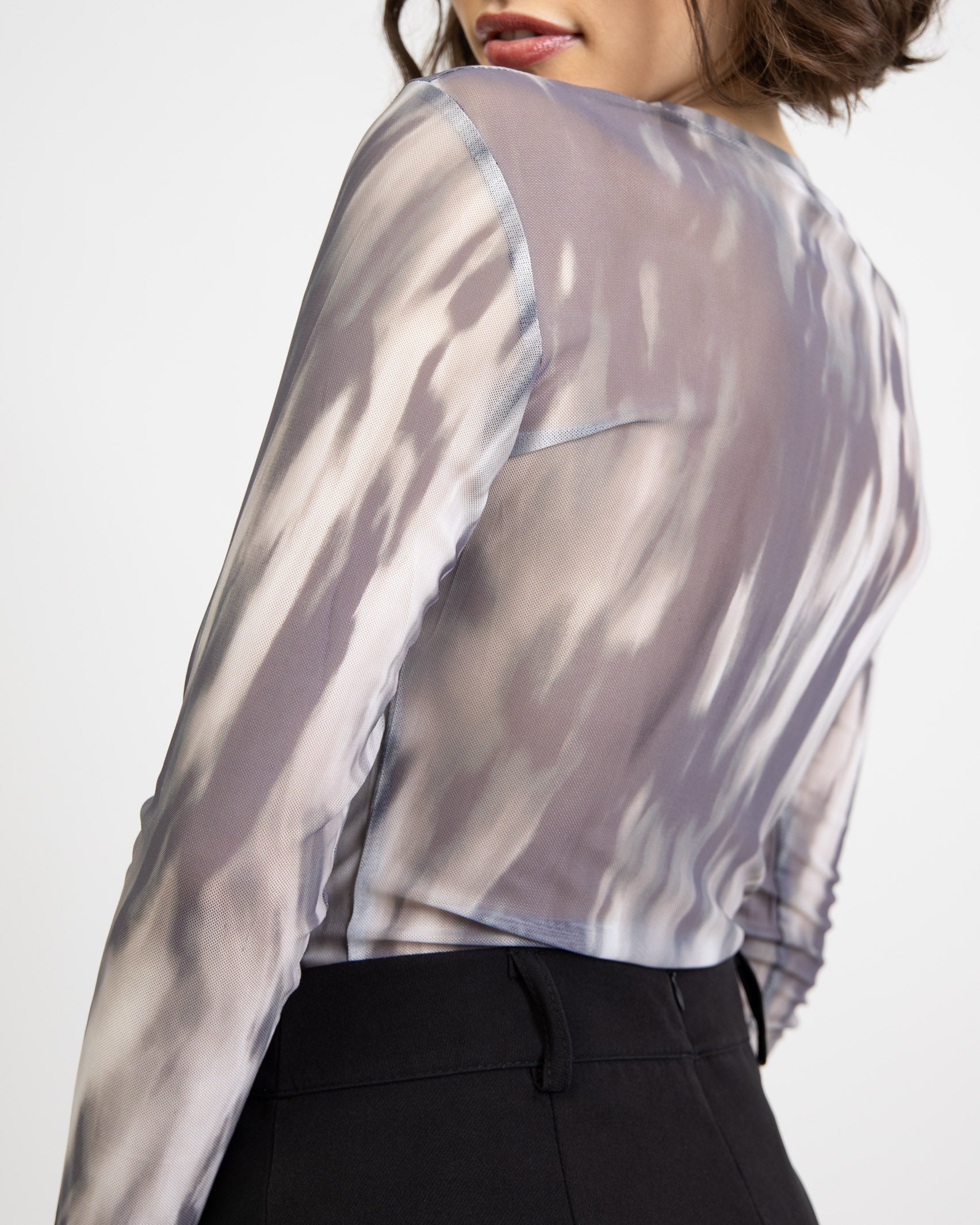 Body mit mehrfarbigem Print