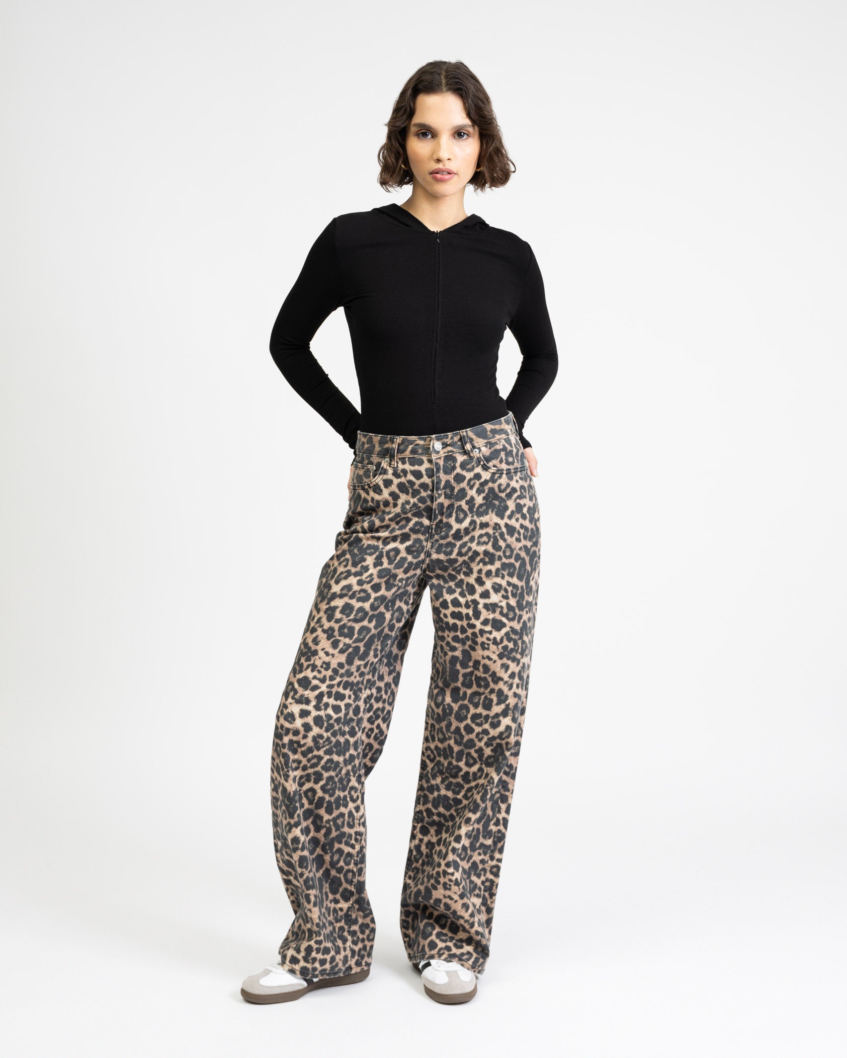 Baumwollbody mit Kapuze