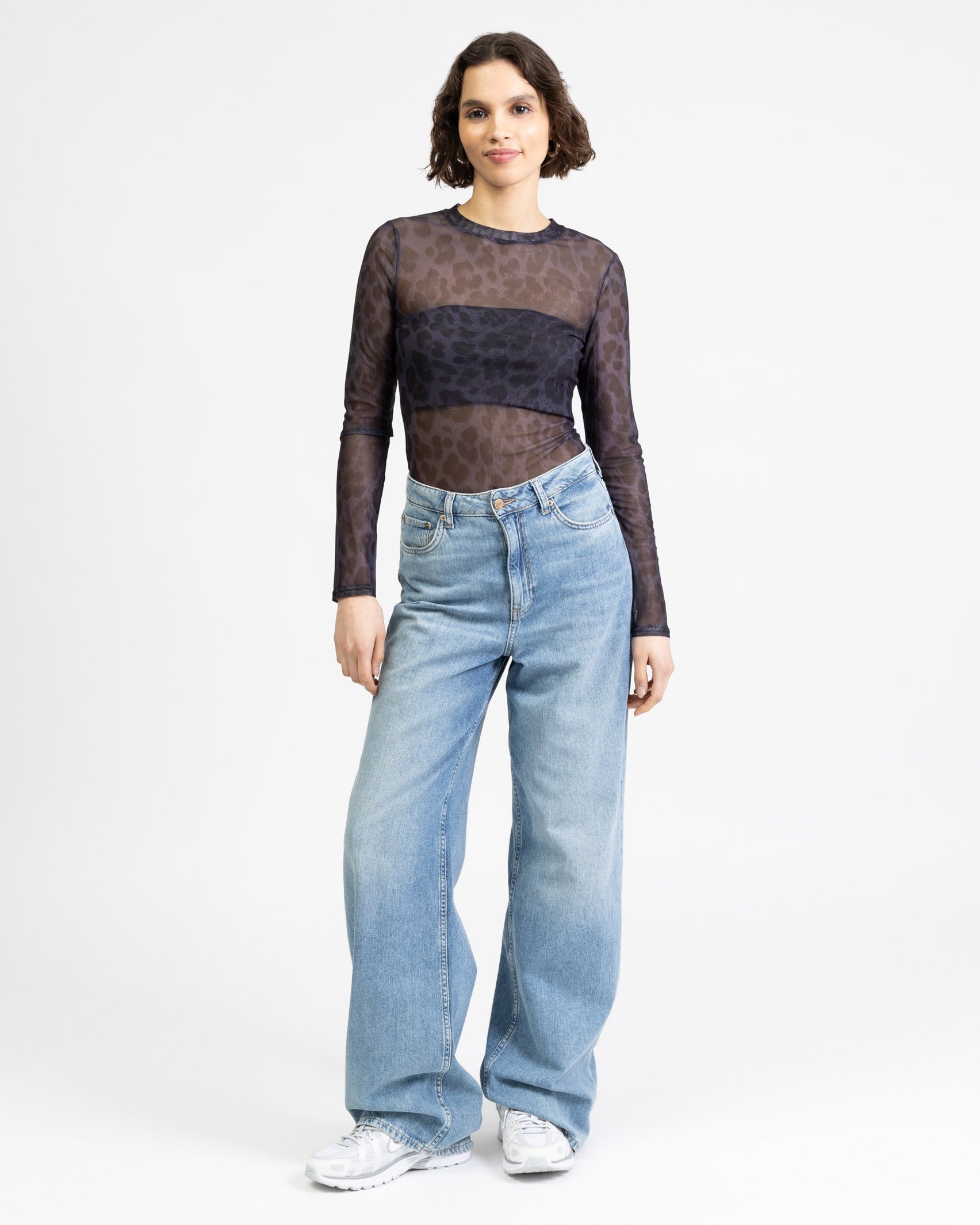 Mesh Body mit Animalprint