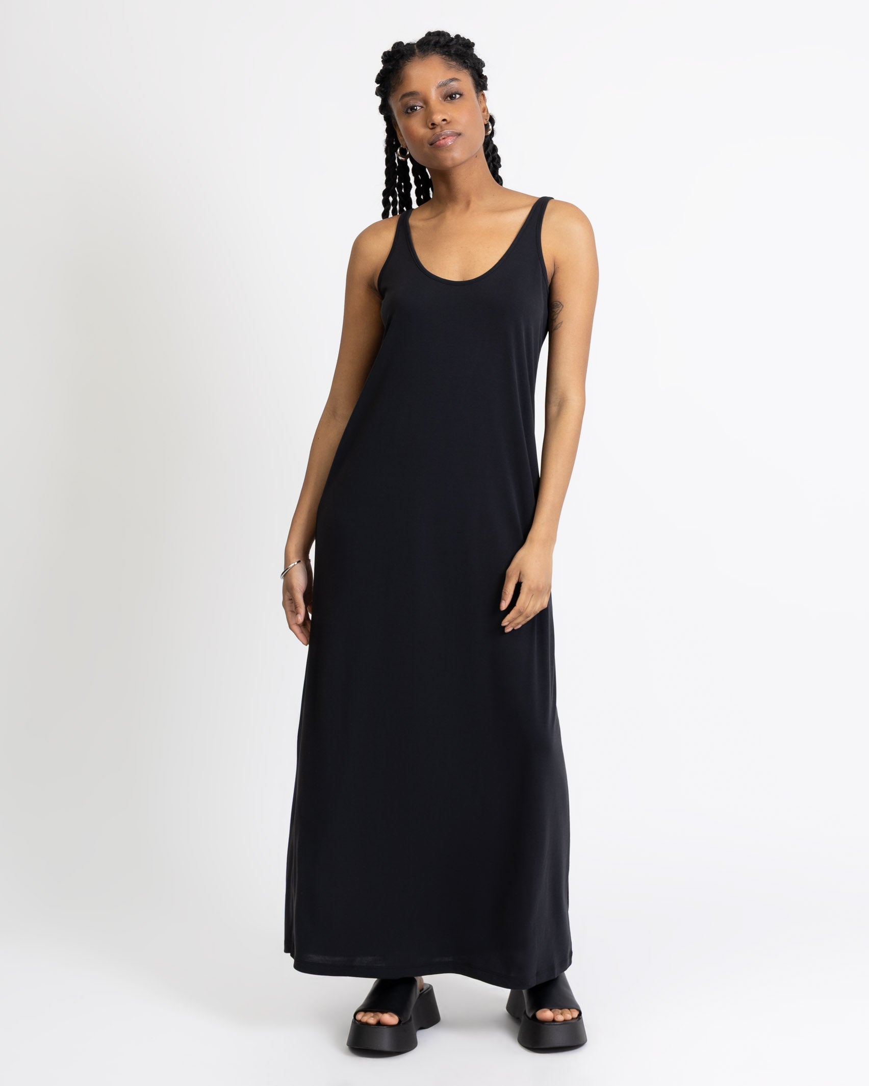 Weiches, luftiges Maxikleid