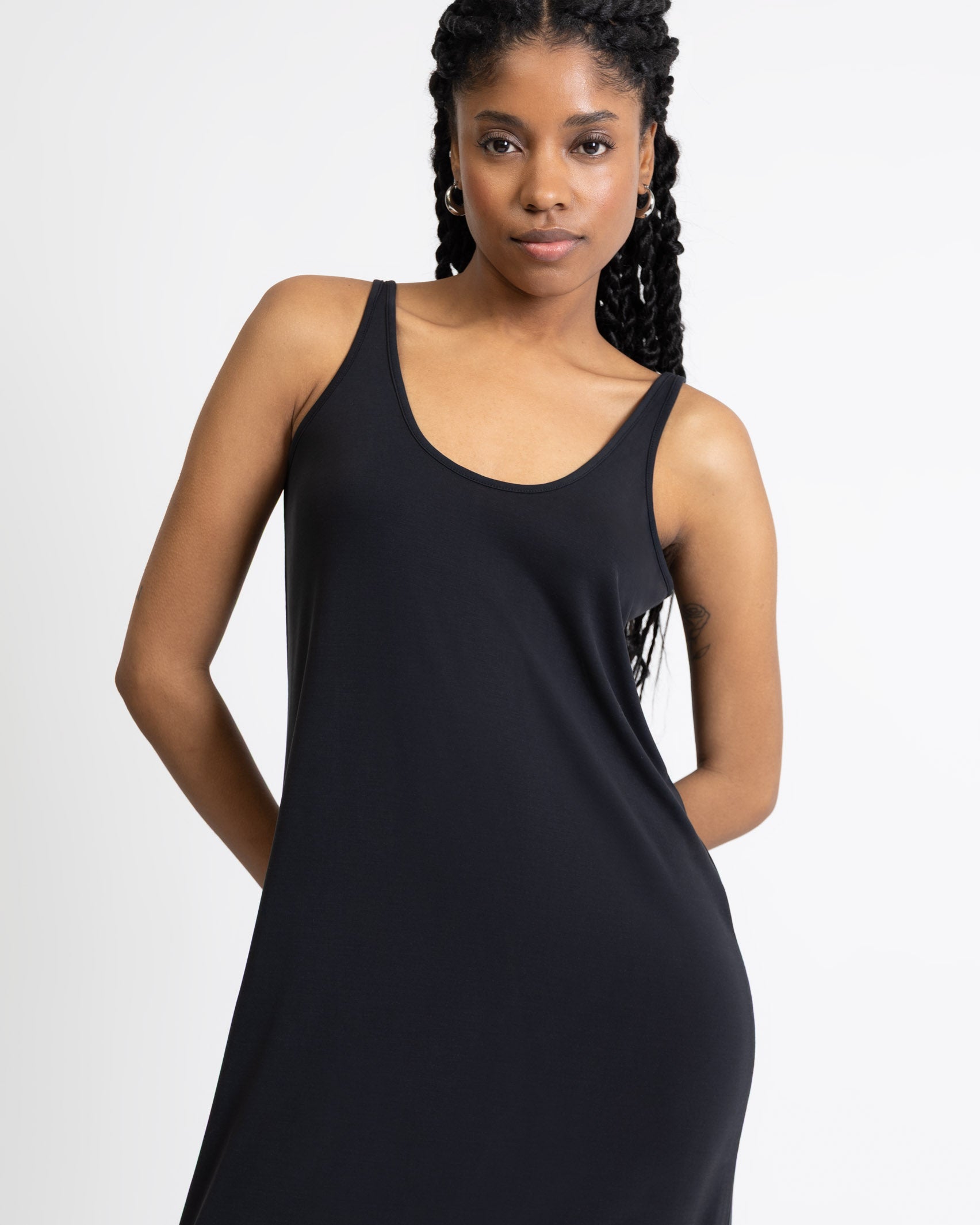 Weiches, luftiges Maxikleid