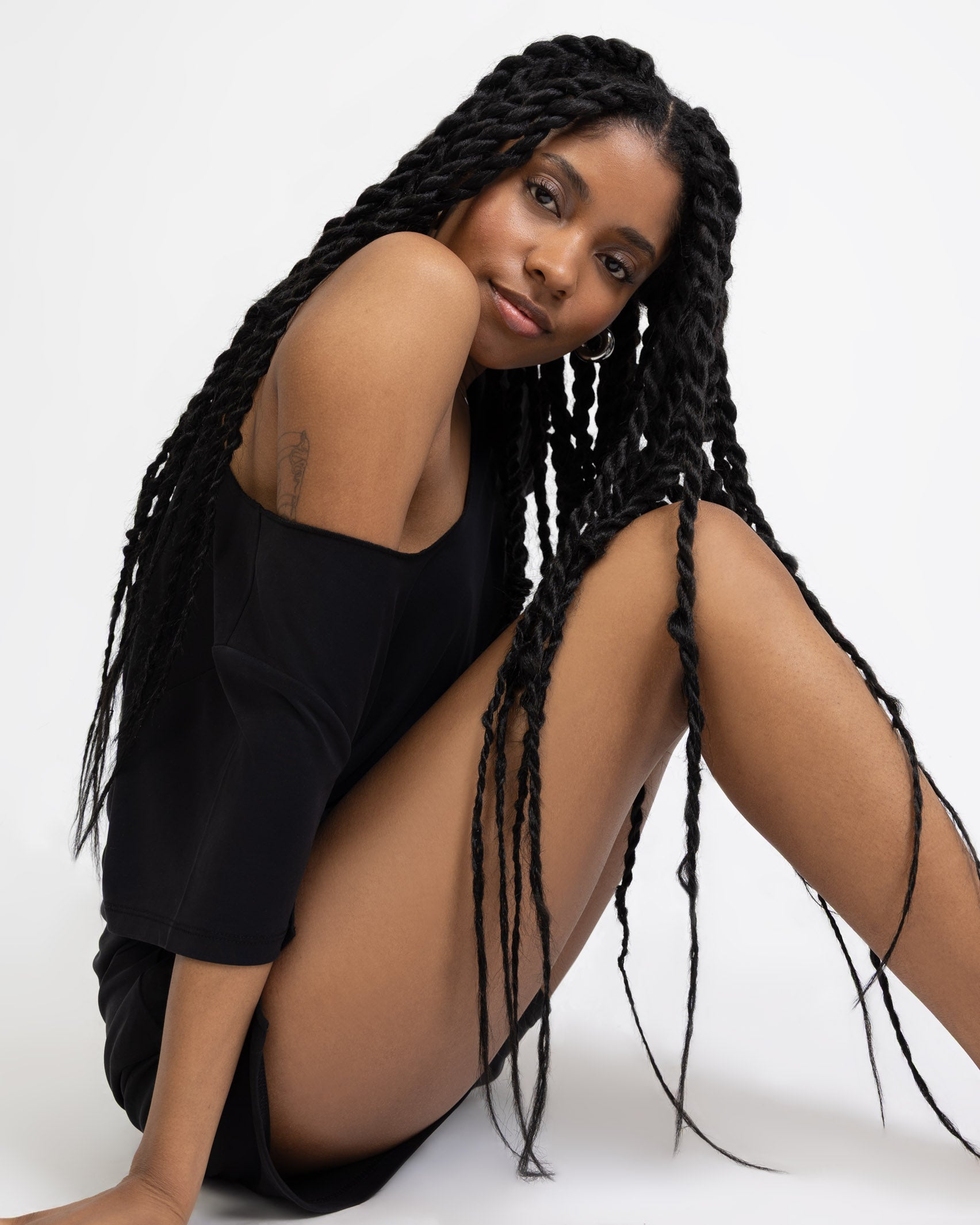 Weiches schulterfreies T-Shirt