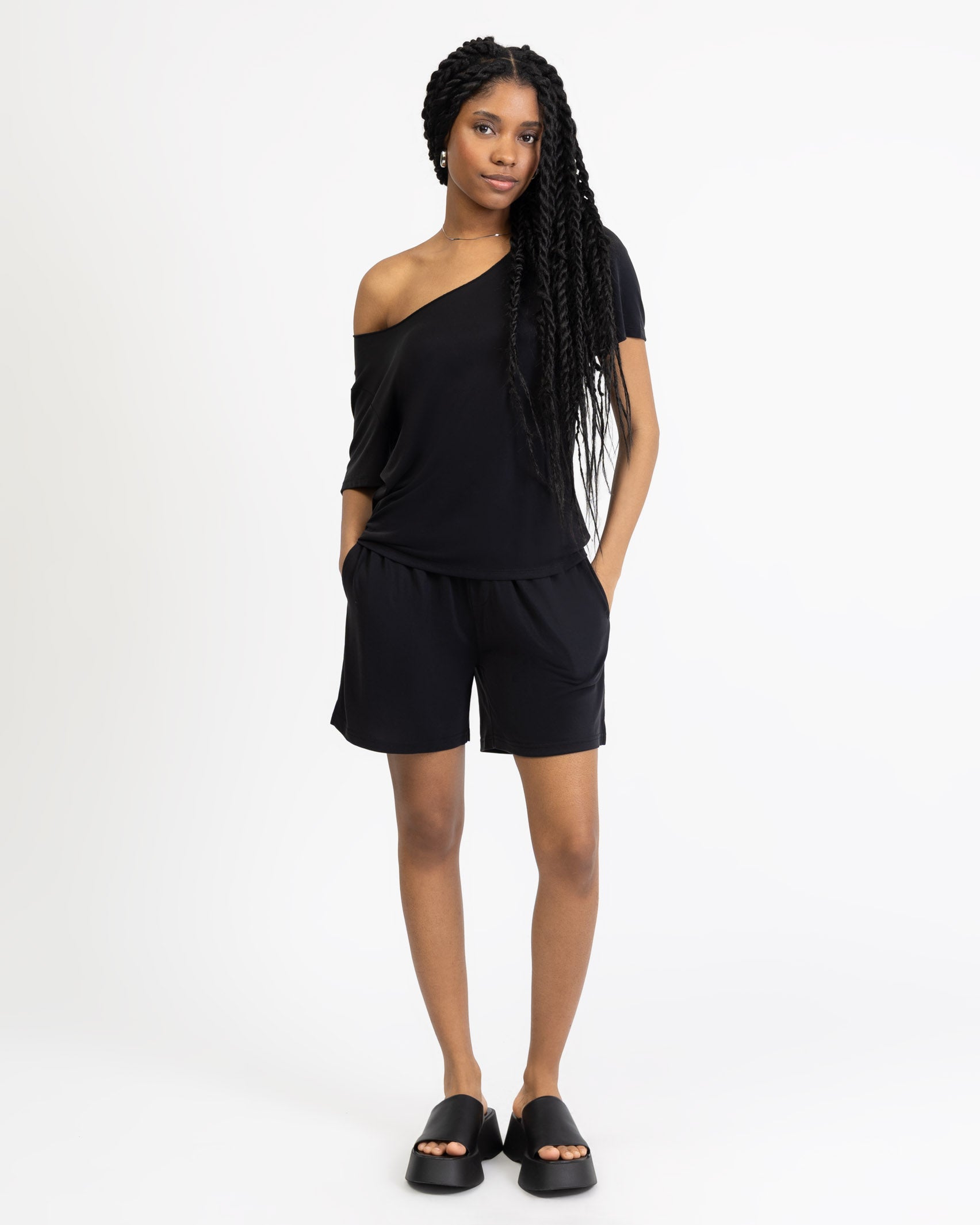 Weiche lockere Shorts