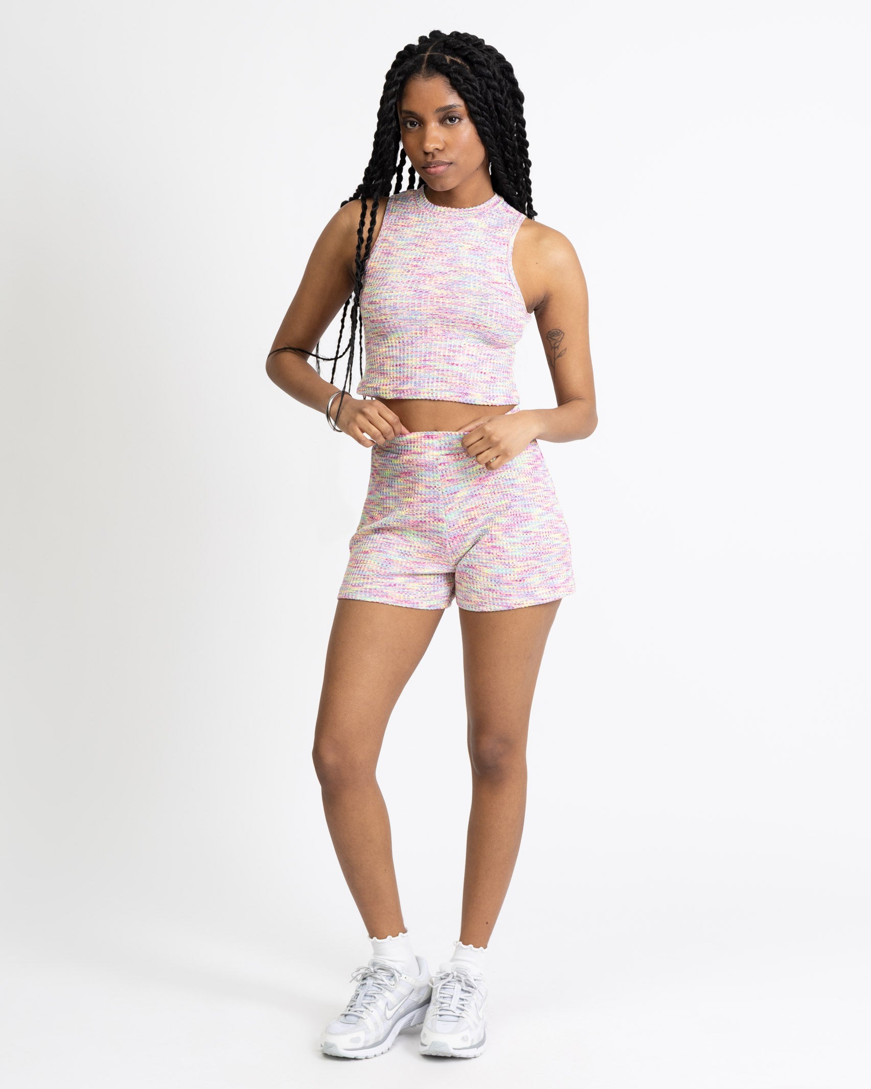 Buntes Tanktop mit Struktur