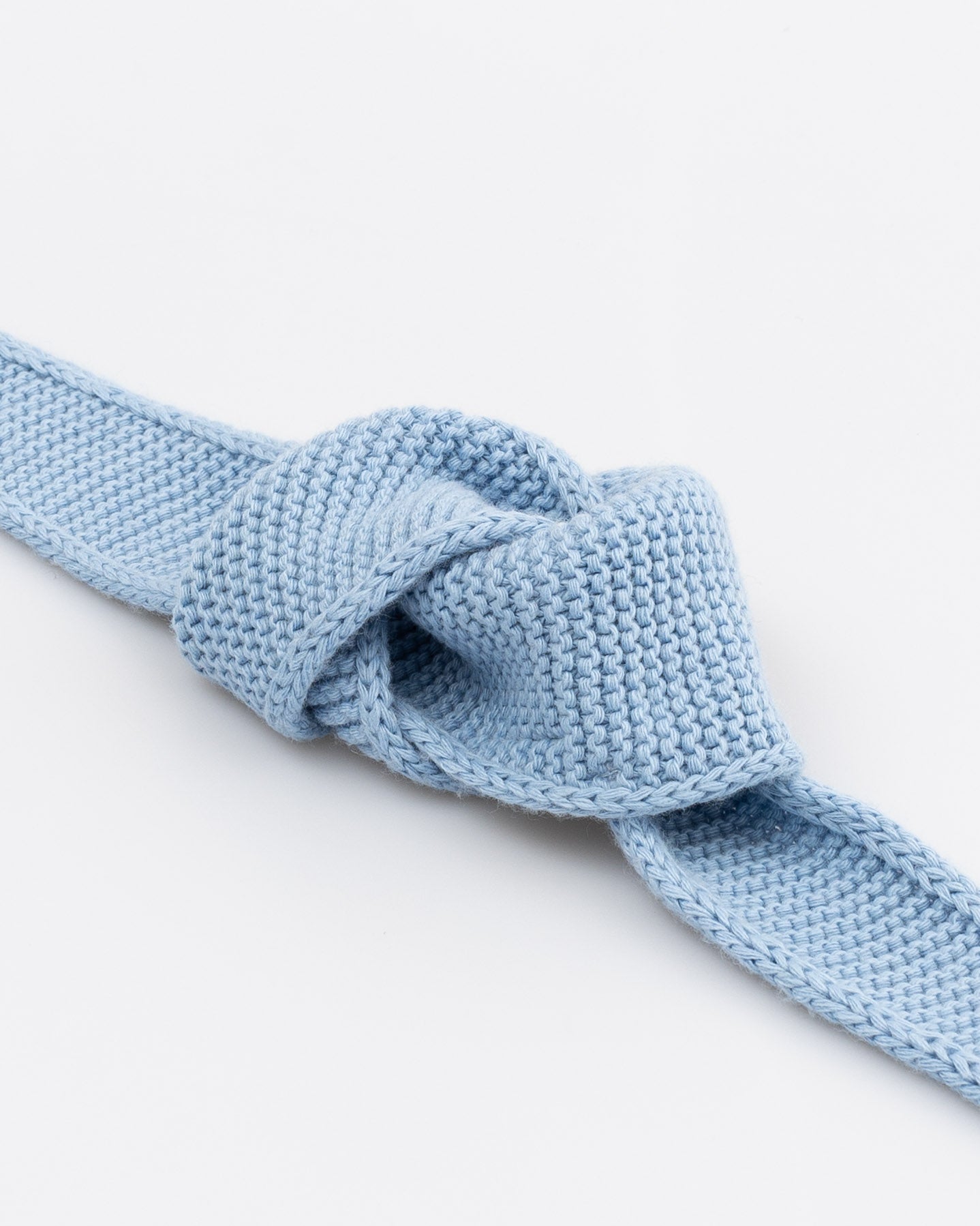 Mini Strickschal blau