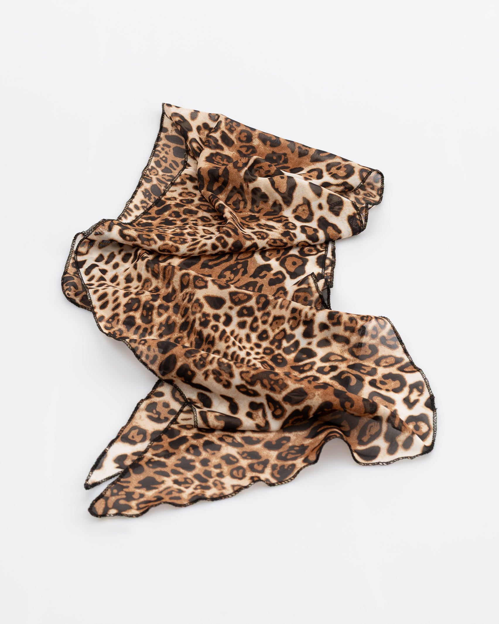 Schmales Tuch mit Leoprint