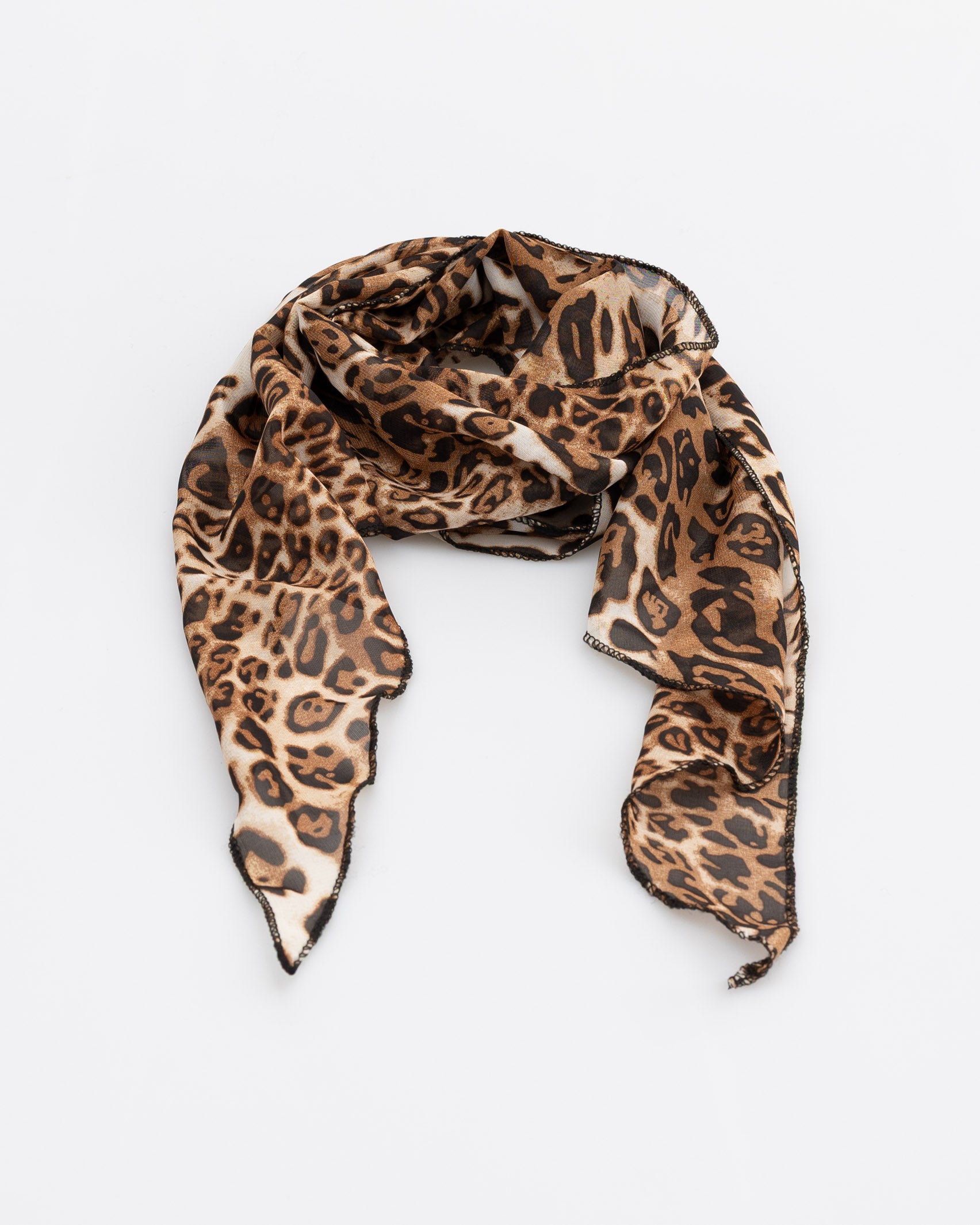 Schmales Tuch mit Leoprint